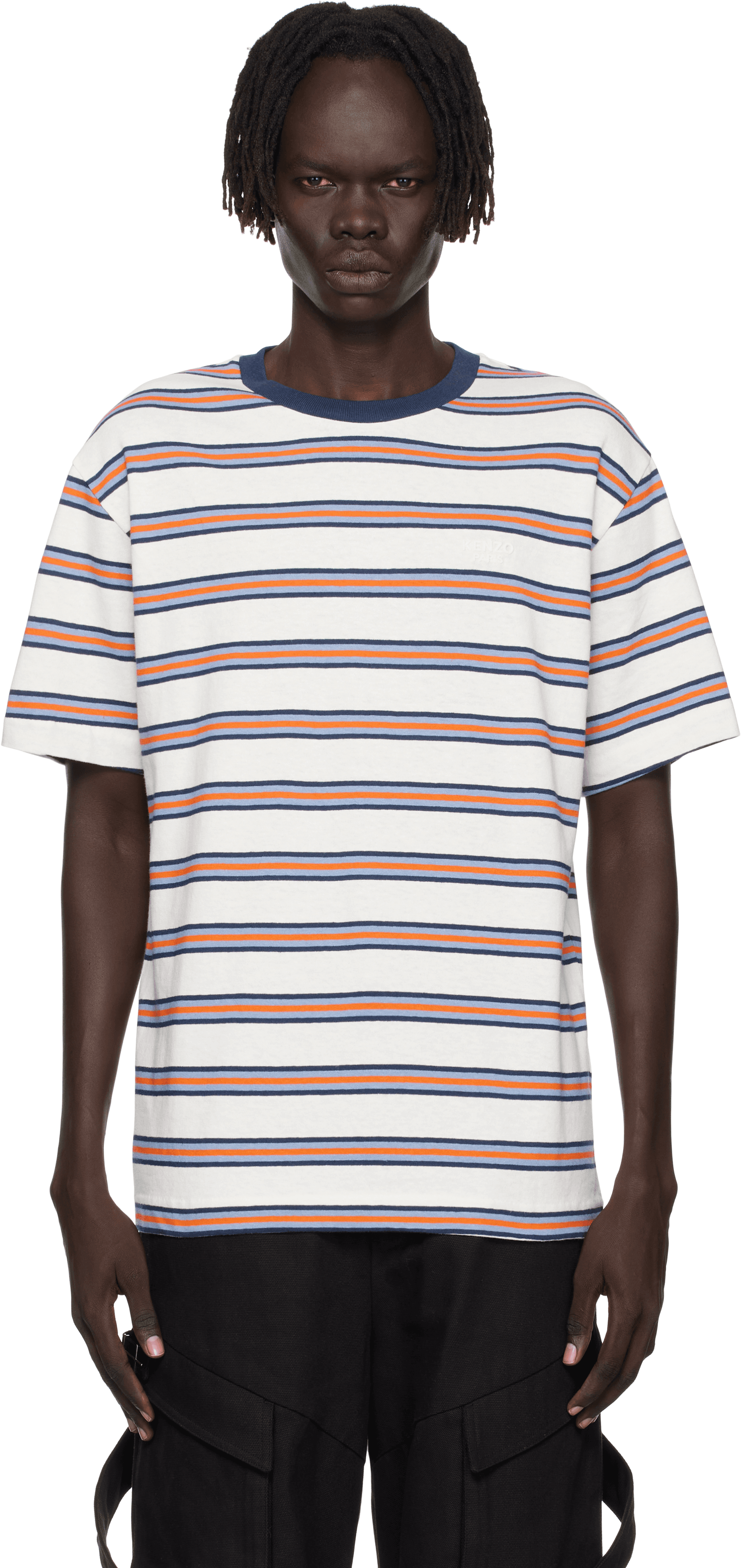 Off-White Kenzo Paris 'KENZO Coast Lines' T-shirt - Image 1