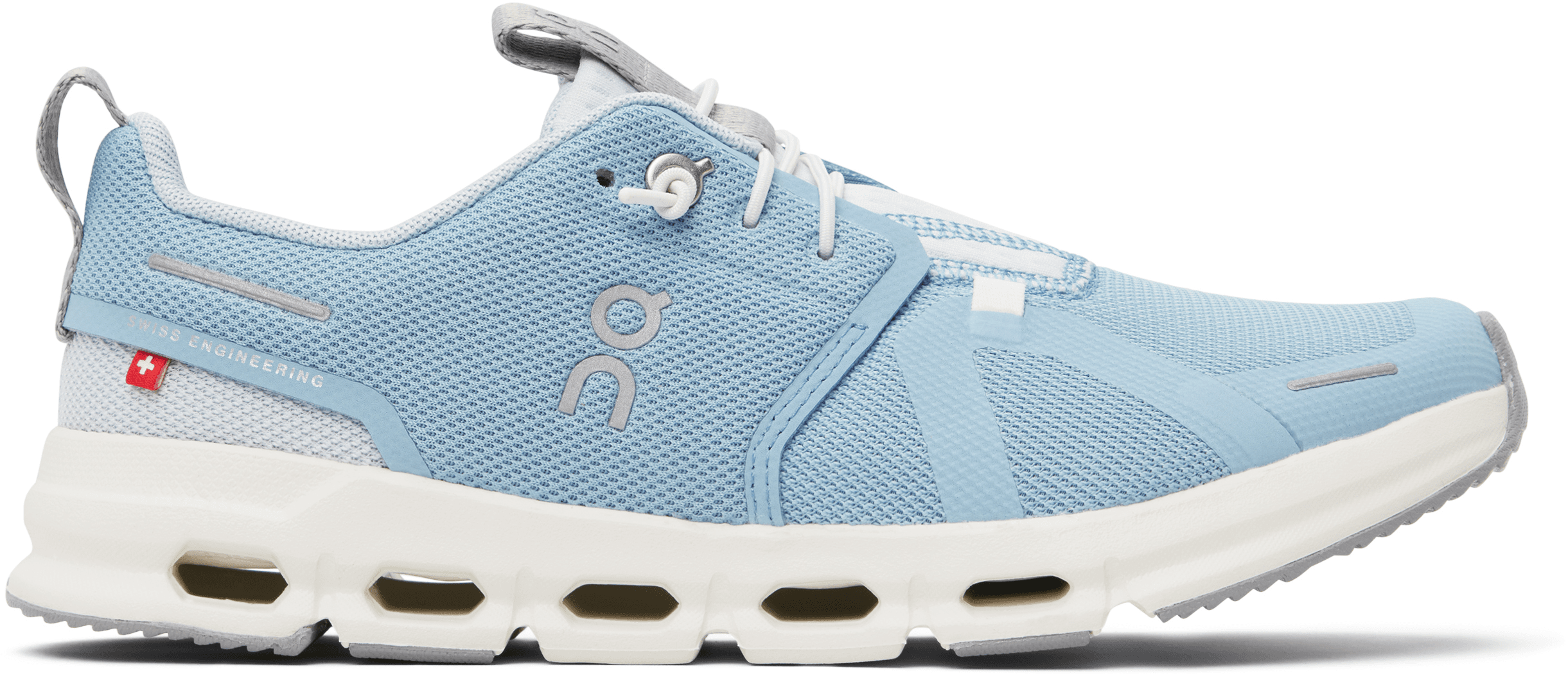 Big Kids Blue Cloud Sky Sneakers - Image 1