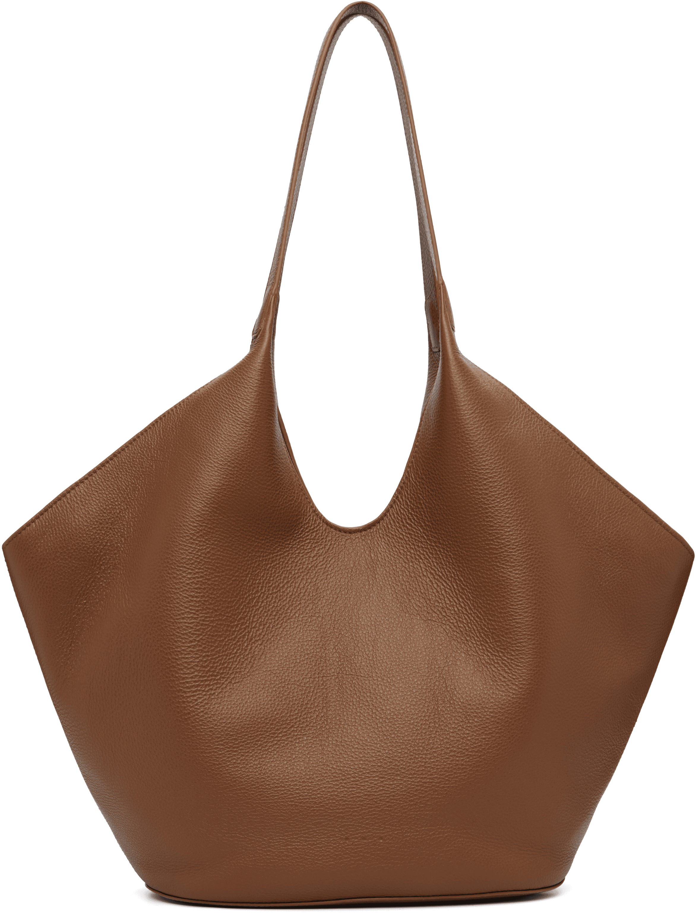 Brown Calfskin Tote - Image 1