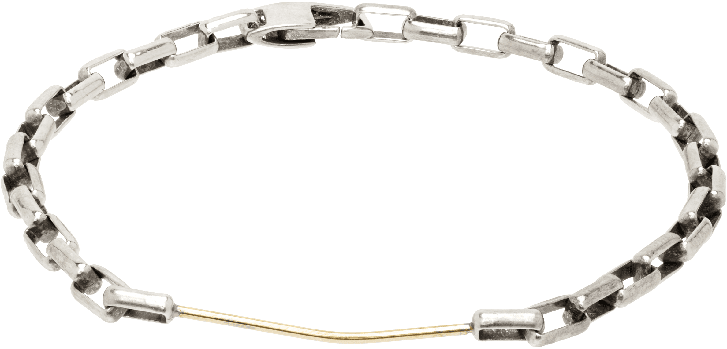 Box Link Bar Bracelet - Image 1