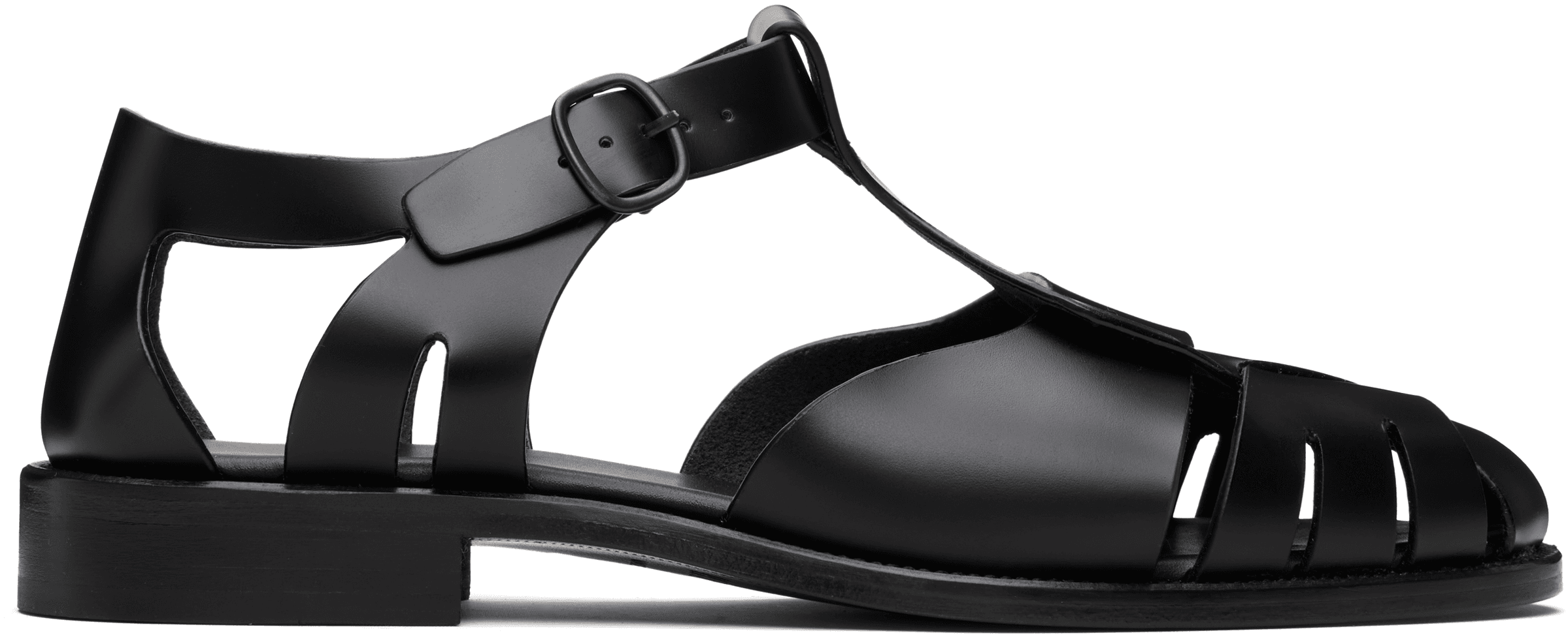 Black Pesca Sandals - Image 1