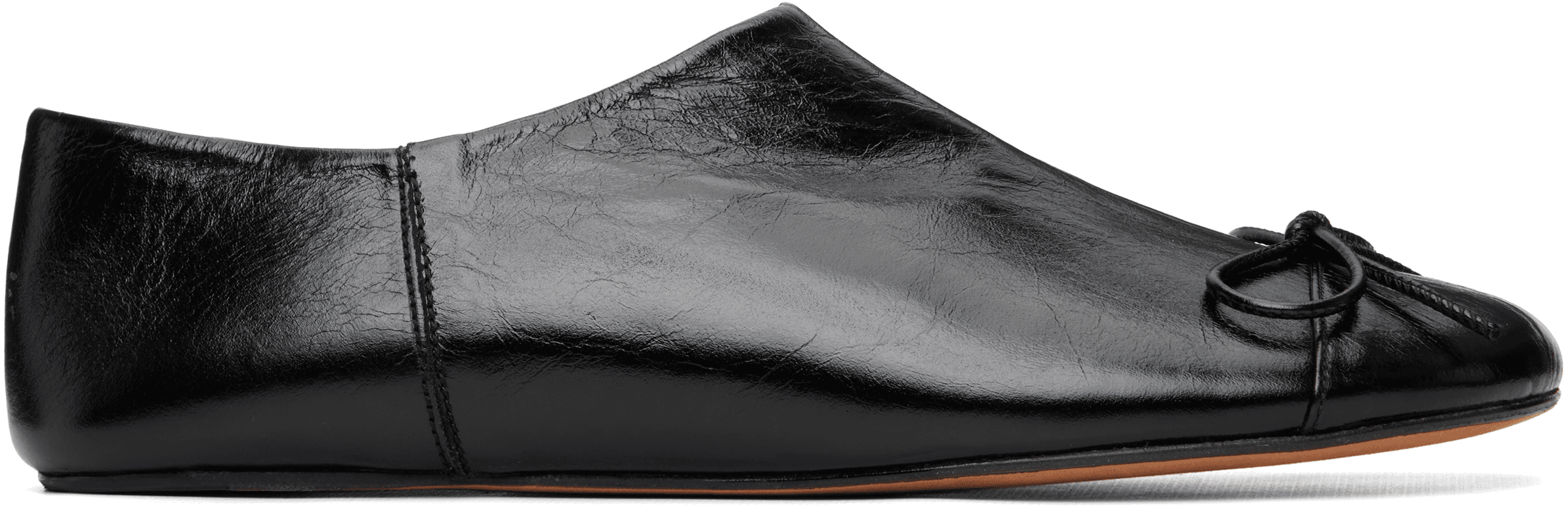 Black Babouch Ballerina Flats - Image 1