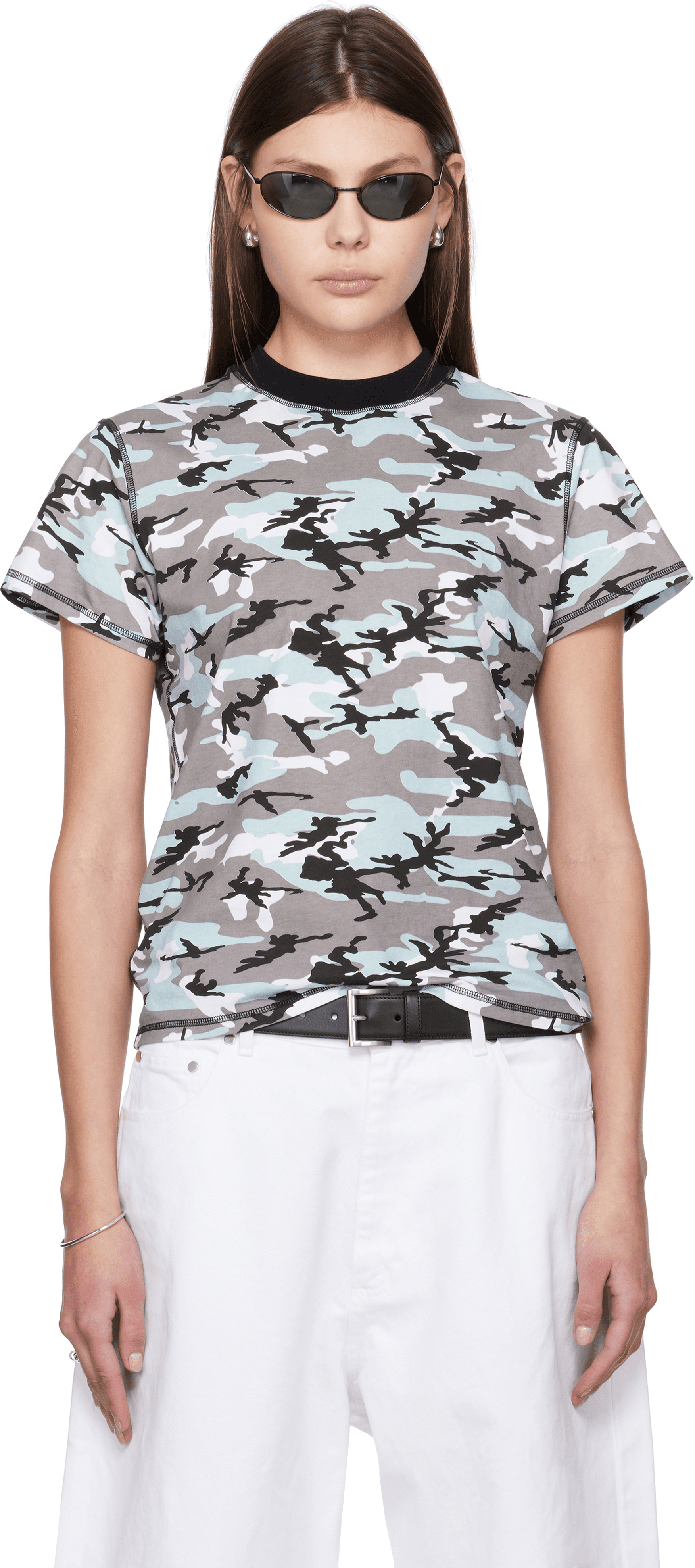 Gray Camo Baby T-shirt - Image 1