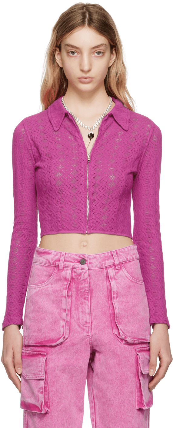 Pink Zip Shirt - Image 1