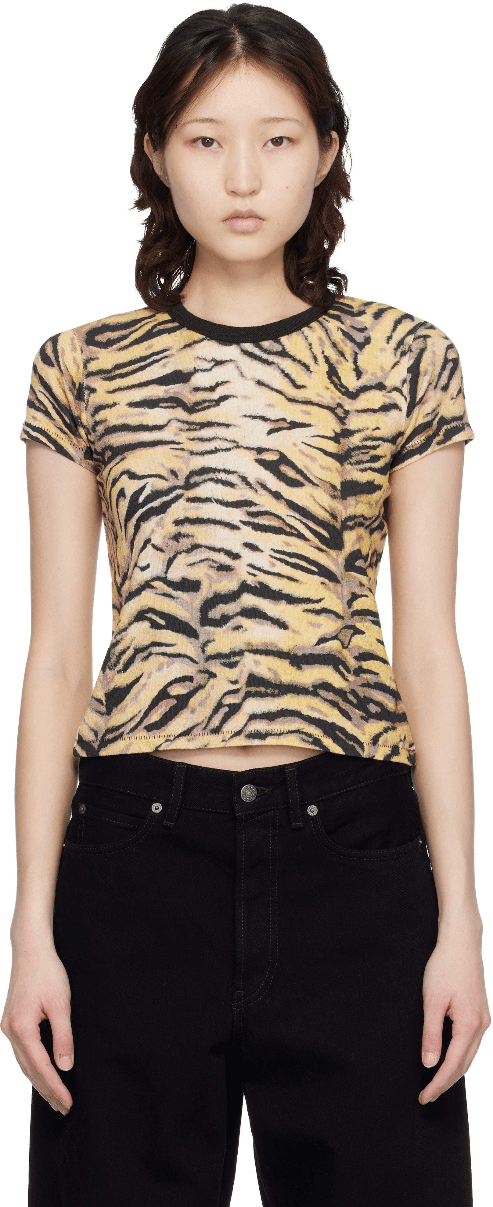 Yellow Kenzo Paris 'KENZO Tiger' T-shirt - Image 1