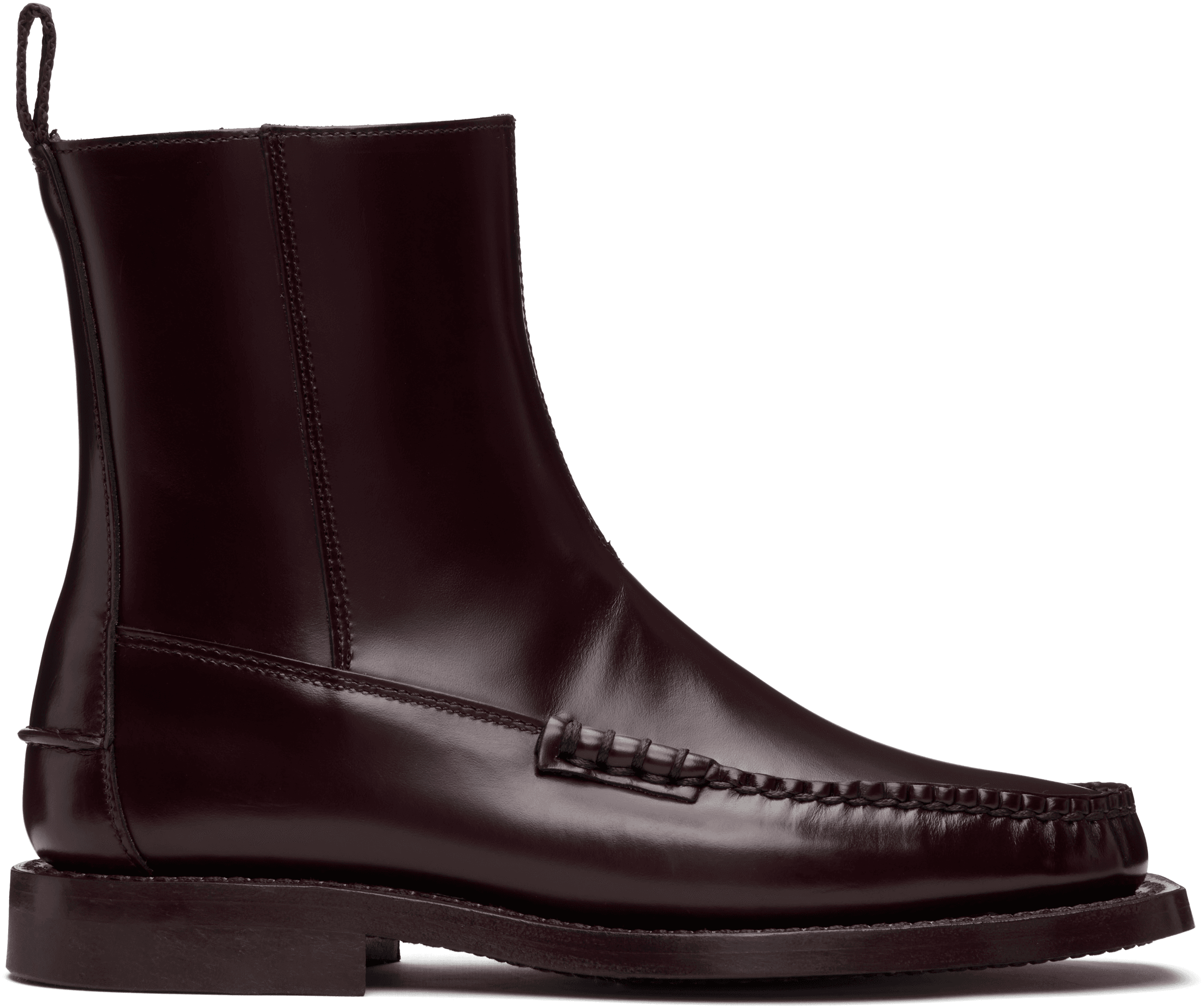 Burgundy Andreu Boots - Image 1