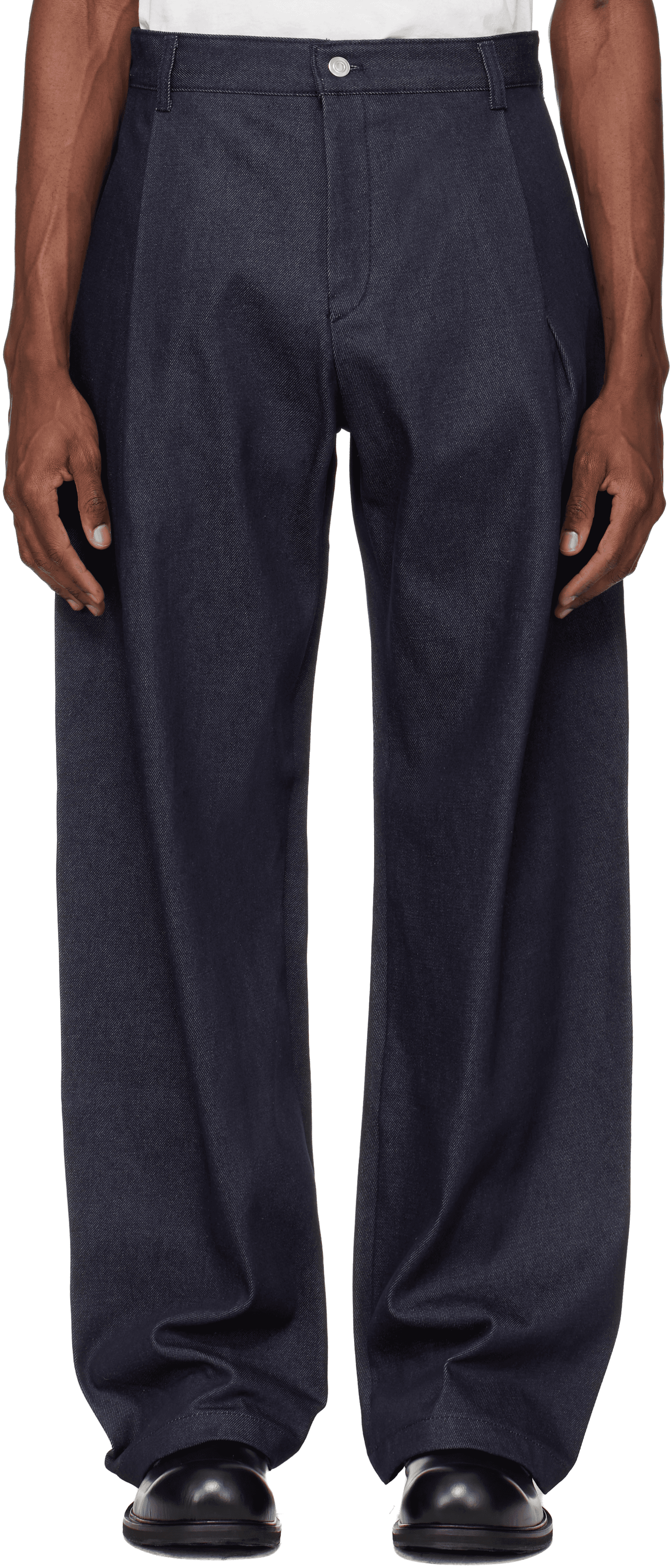 Navy 440 Bermuda Jeans - Image 1