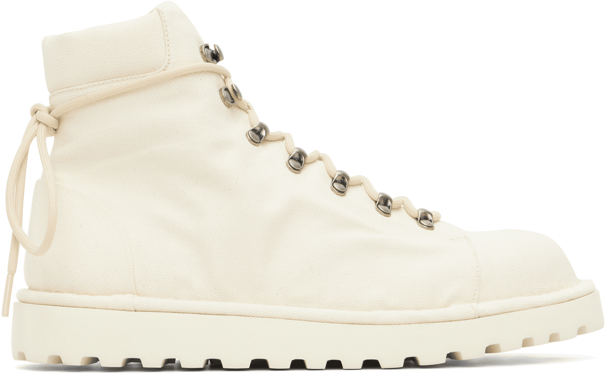 White Pallottola Crepping Ankle Boots - Image 1