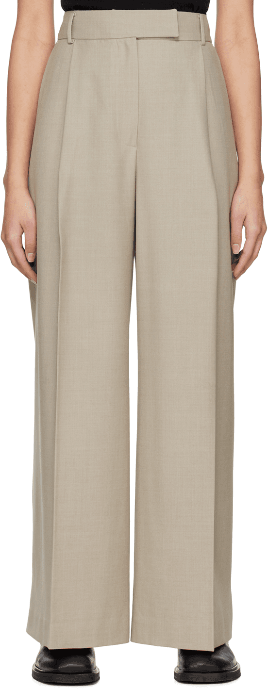 Beige Liz Trousers - Image 1