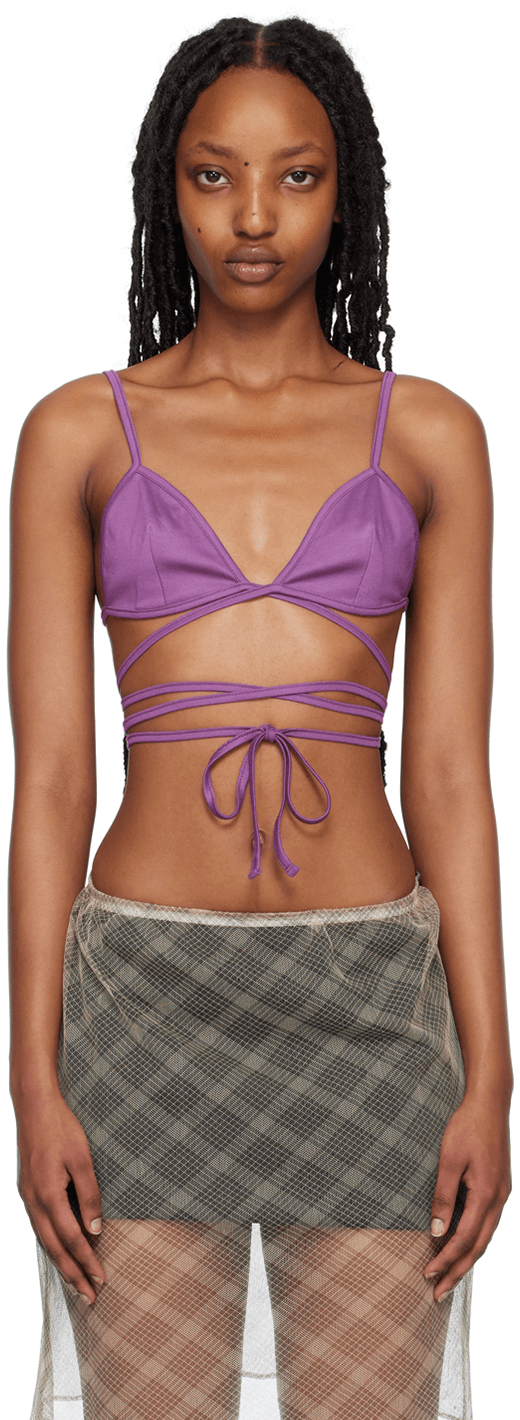 Purple Mara Bikini Top - Image 1