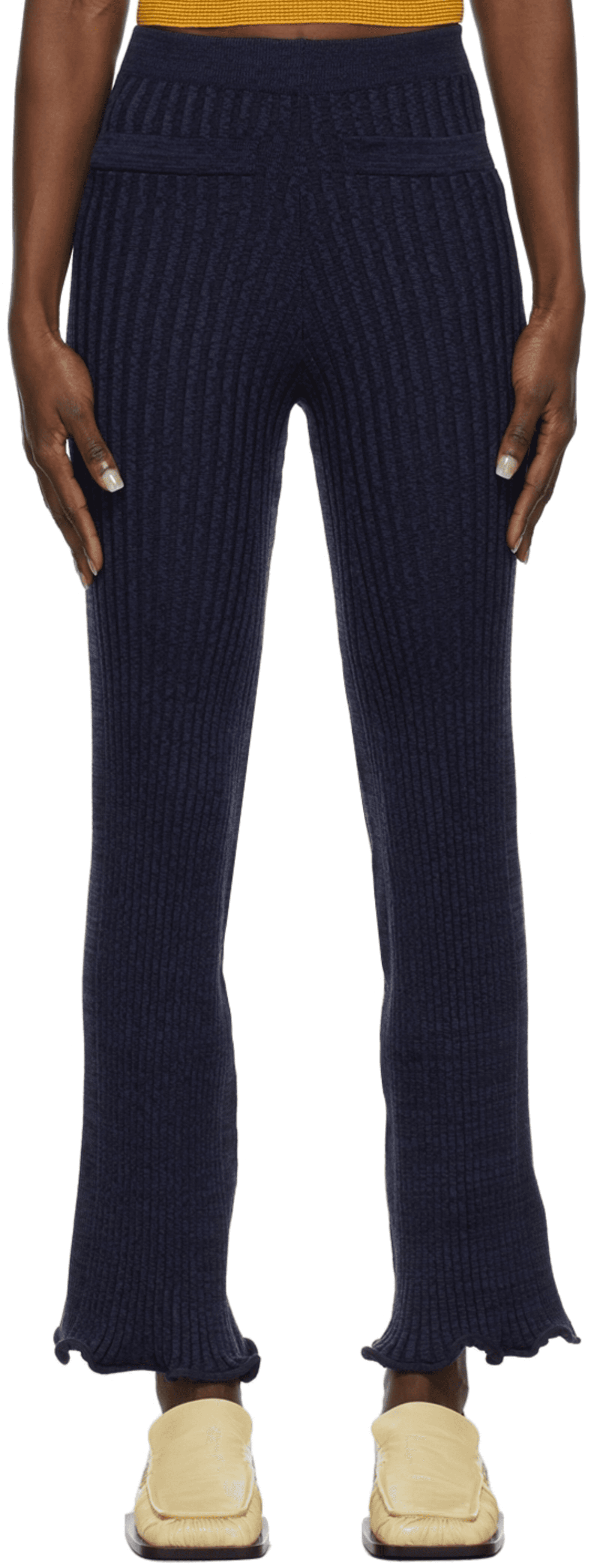 Navy Kimura Tsunehisa Edition Logo Lounge Pants - Image 1