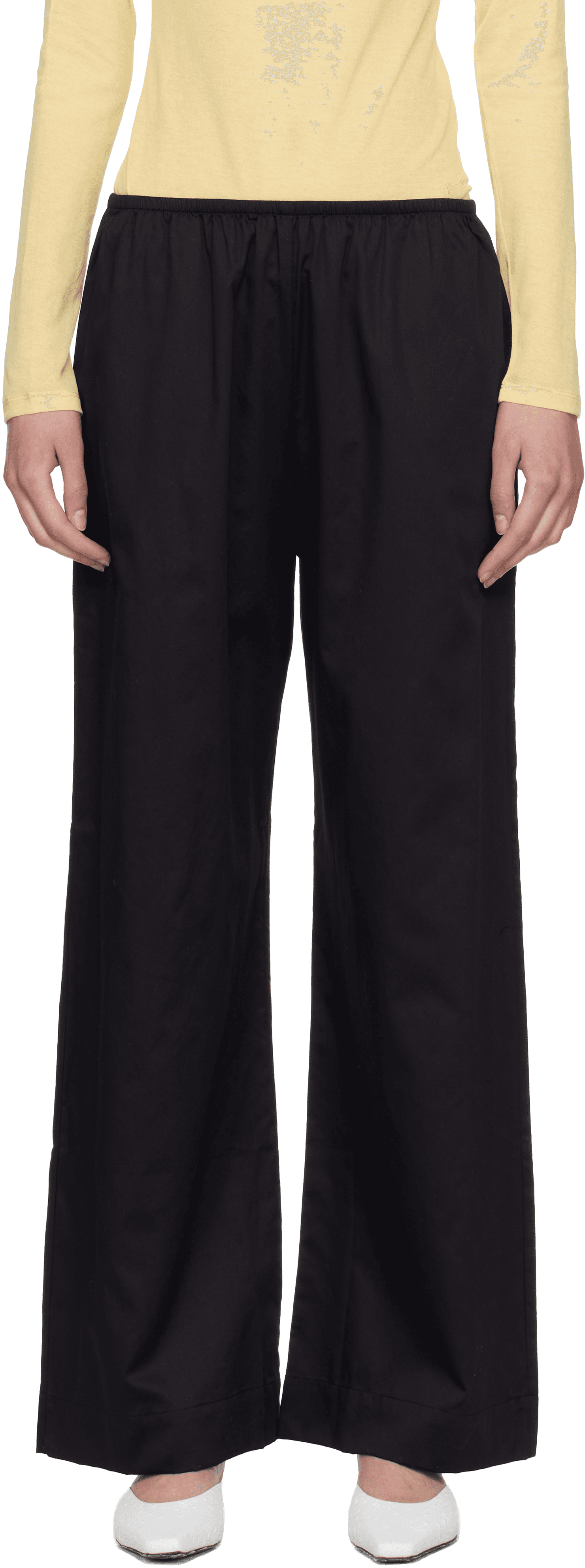 Black Yoko Pocket Trousers - Image 1
