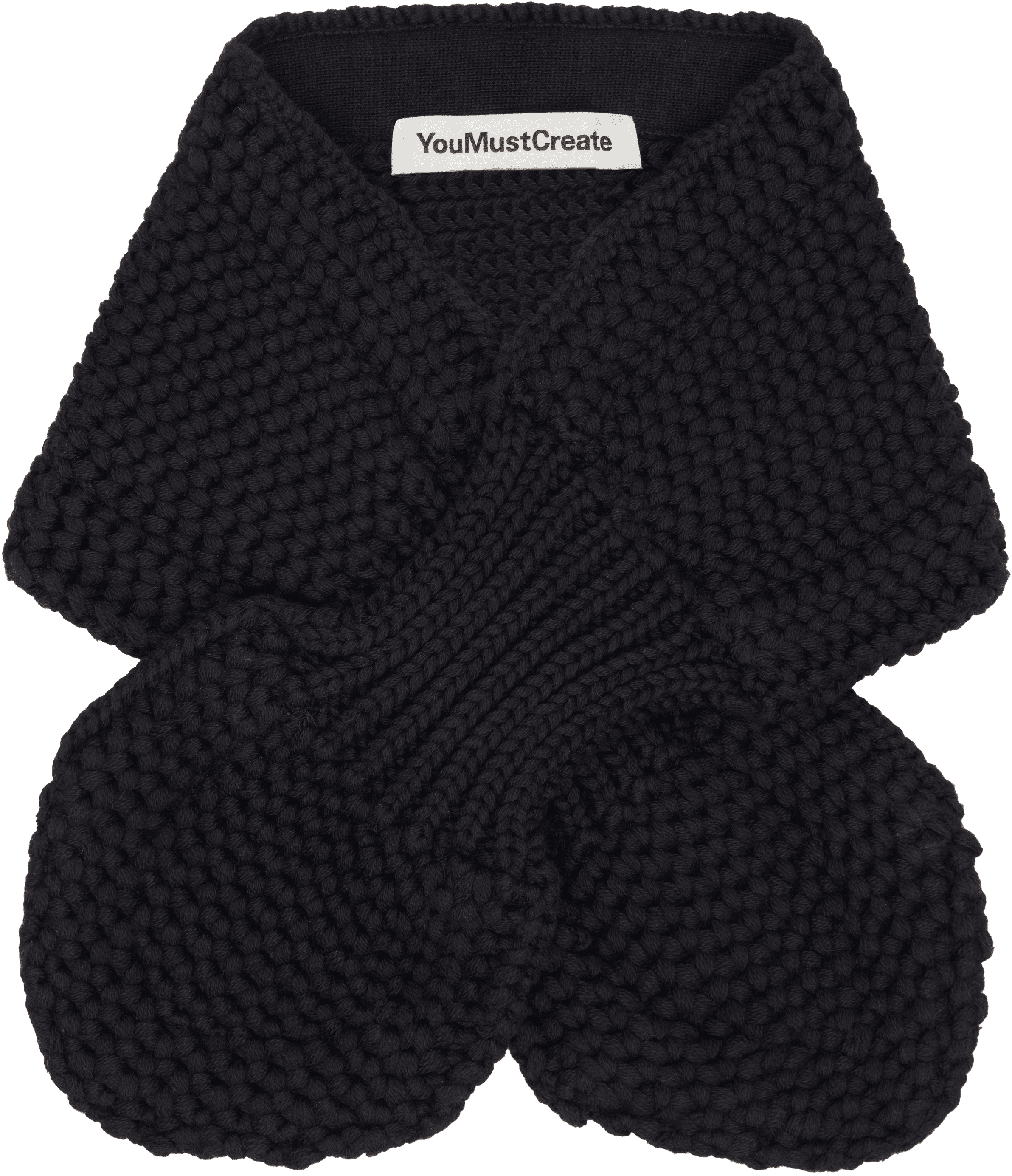 Black Slot Scarf - Image 1