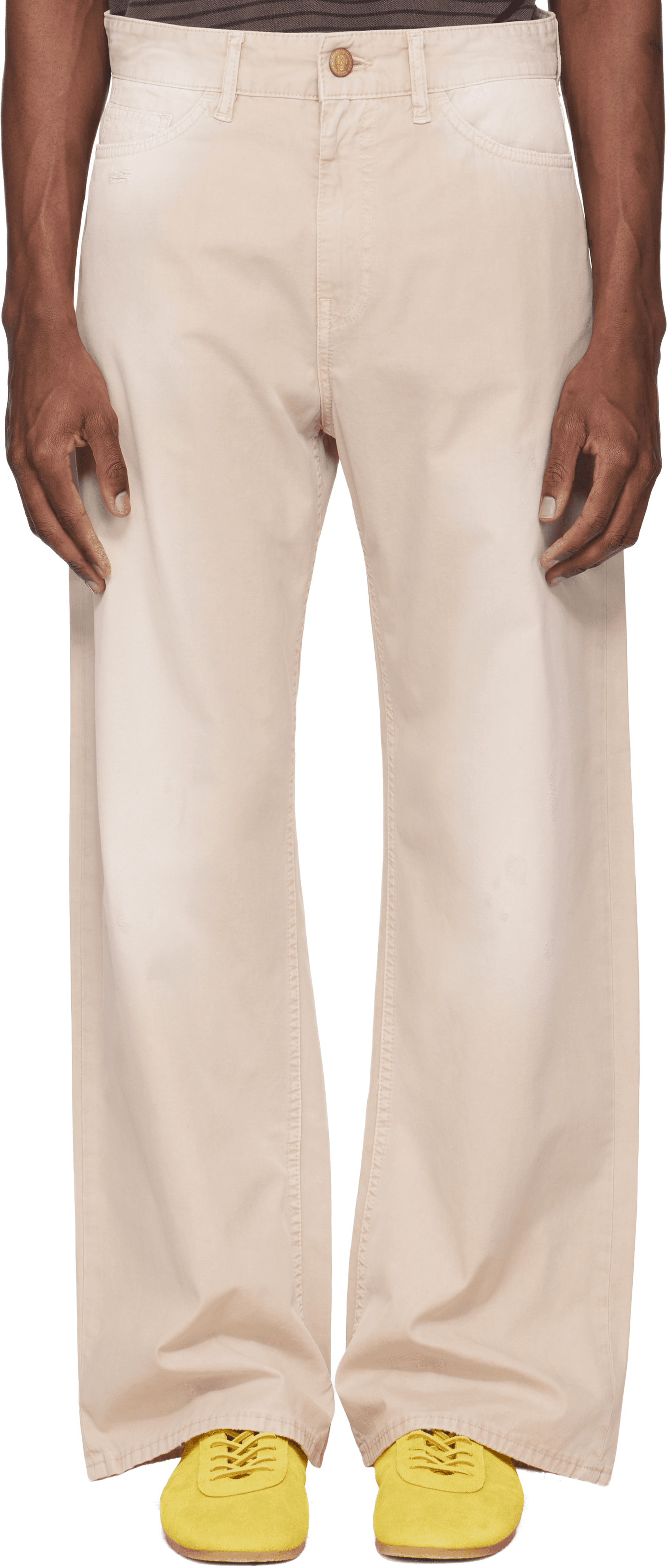 Beige Chino Trousers - Image 1