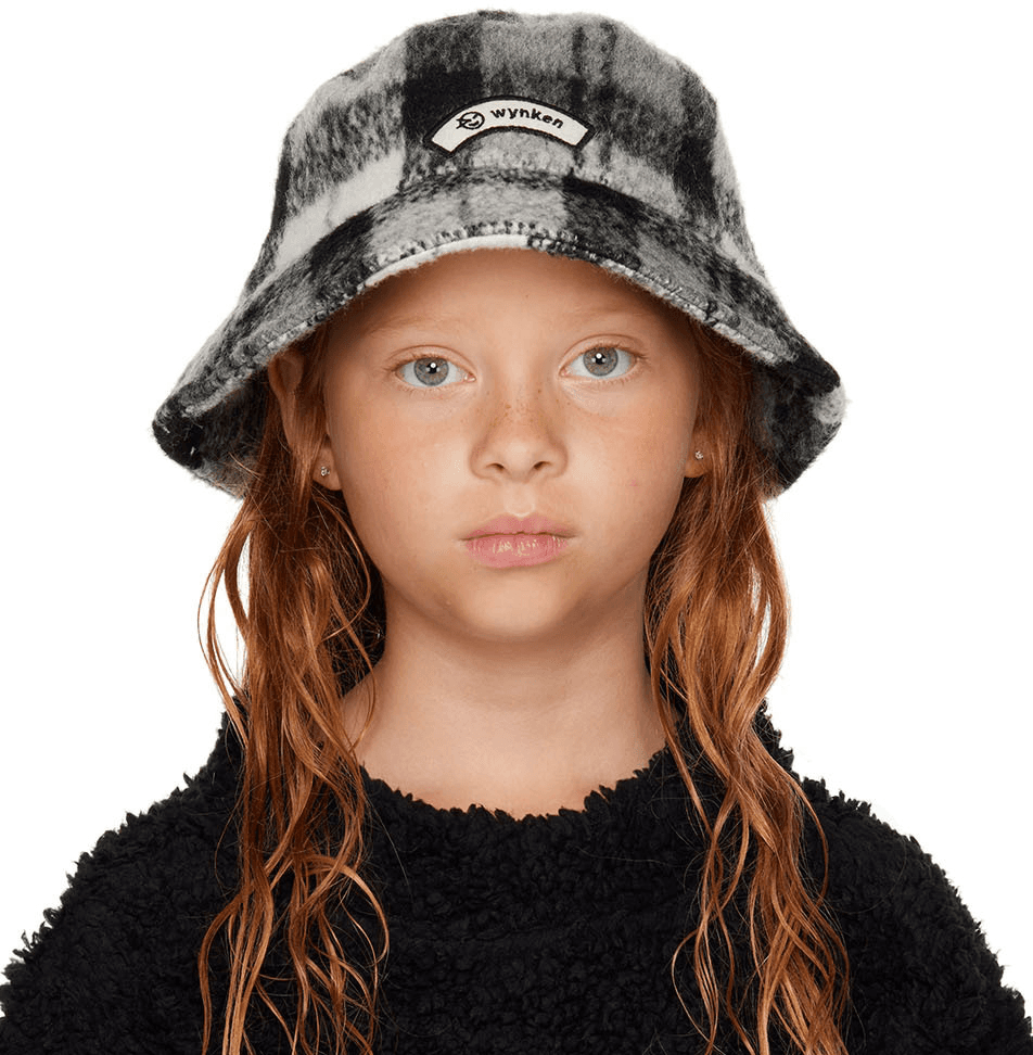 Kids Gray Moonrise Bucket Hat - Image 1