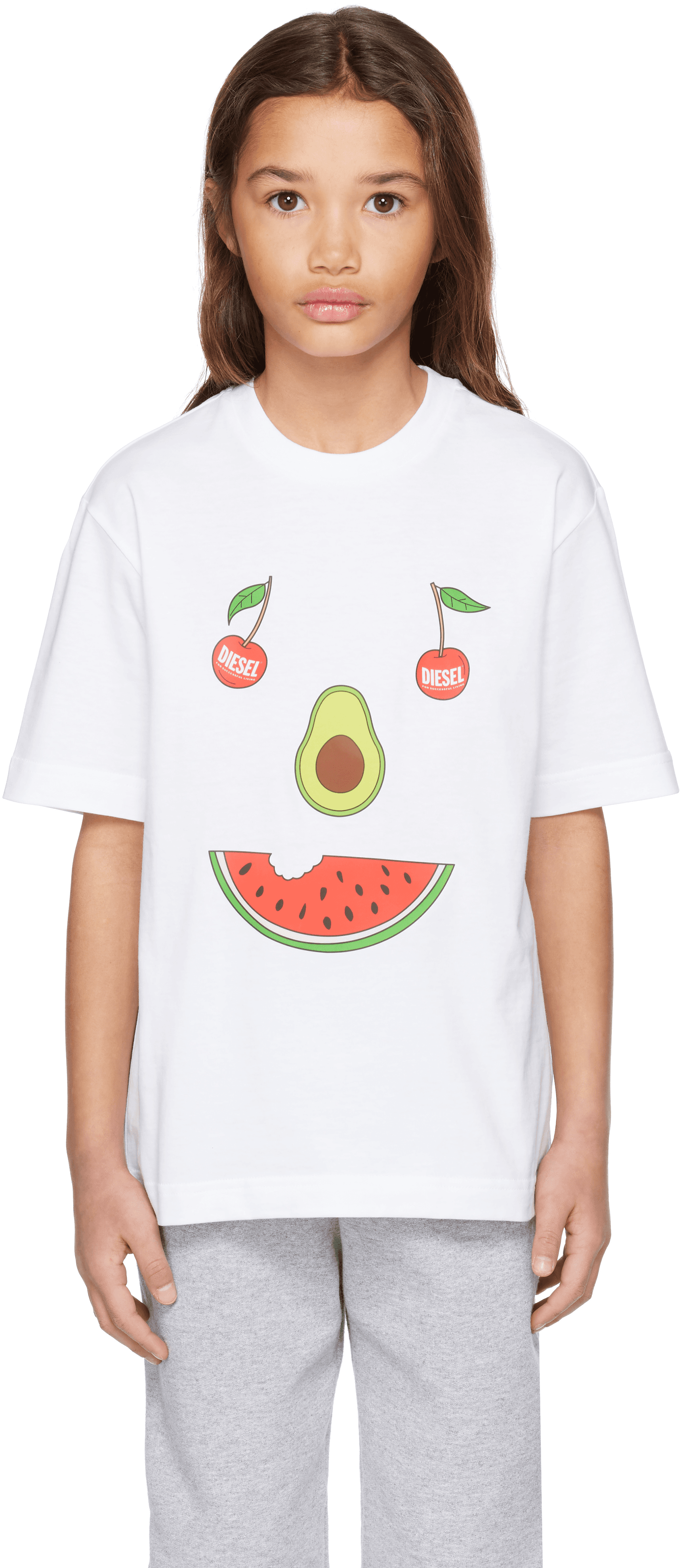 Kids White Mtillis Over T-shirt - Image 1