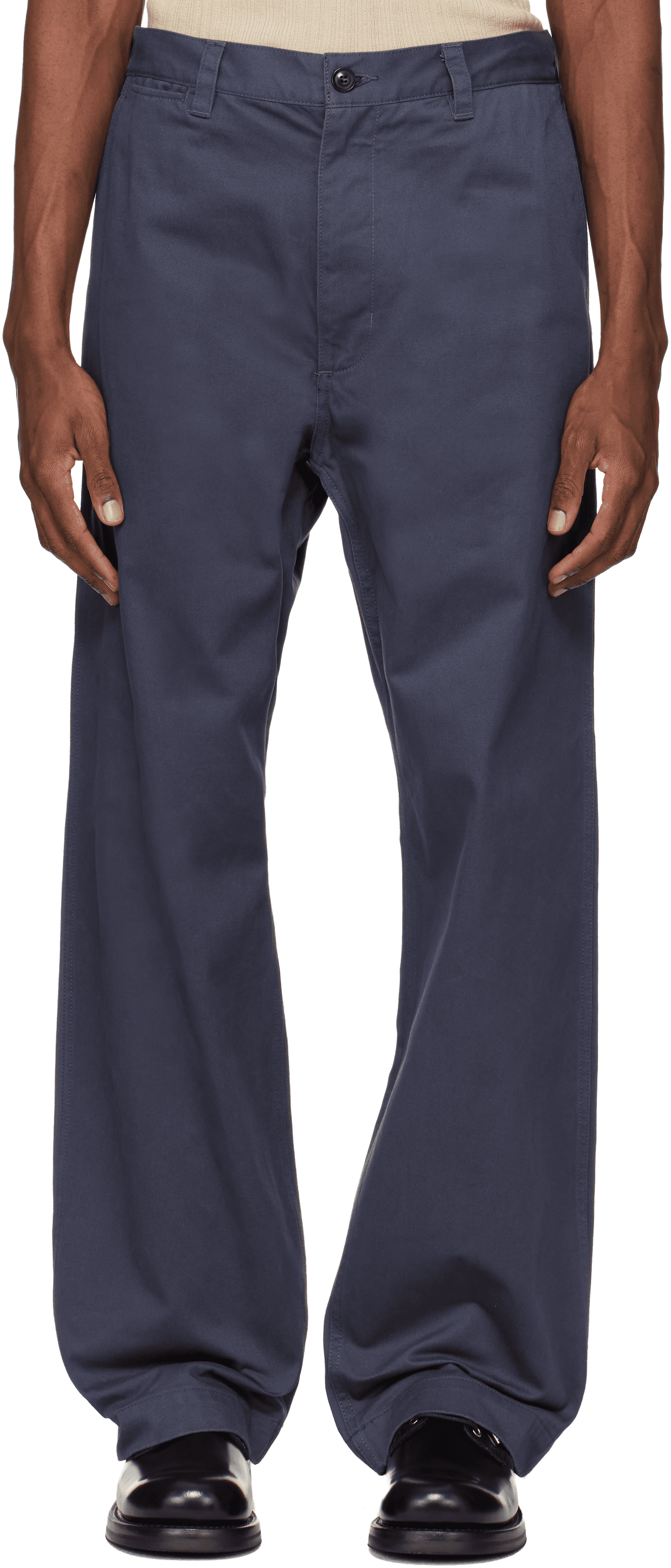 Navy Work Trousers - Image 1