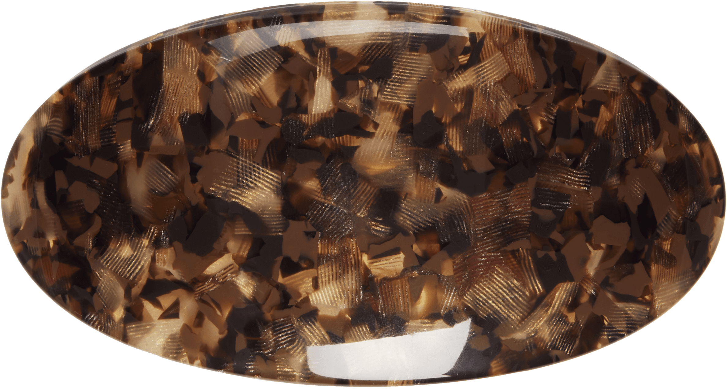 Brown Coupole Hair Clip - Image 1