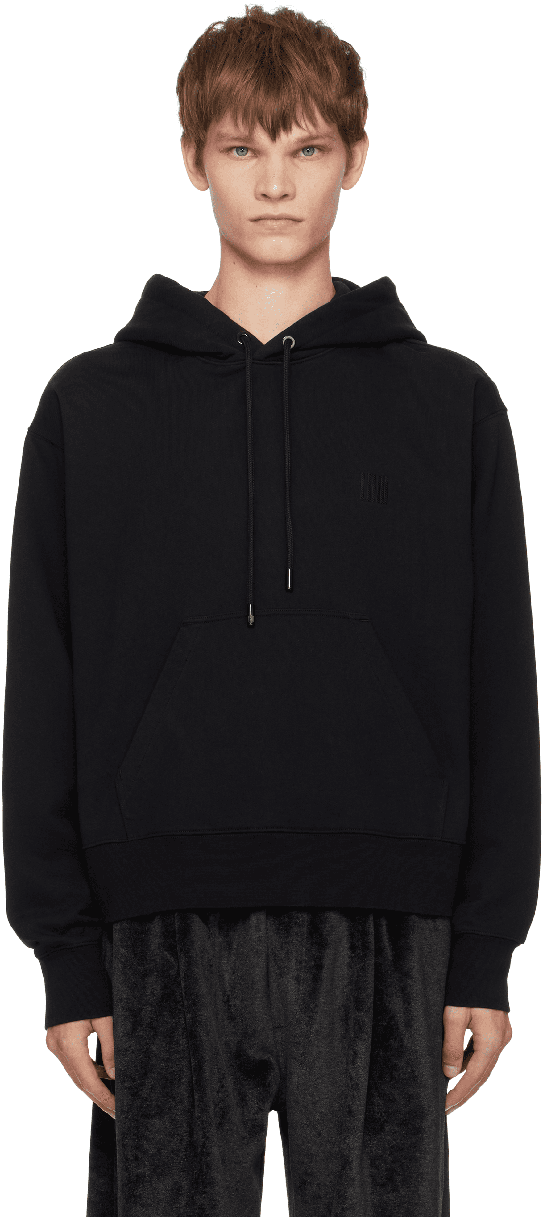 Black Logo Hoodie - Image 1