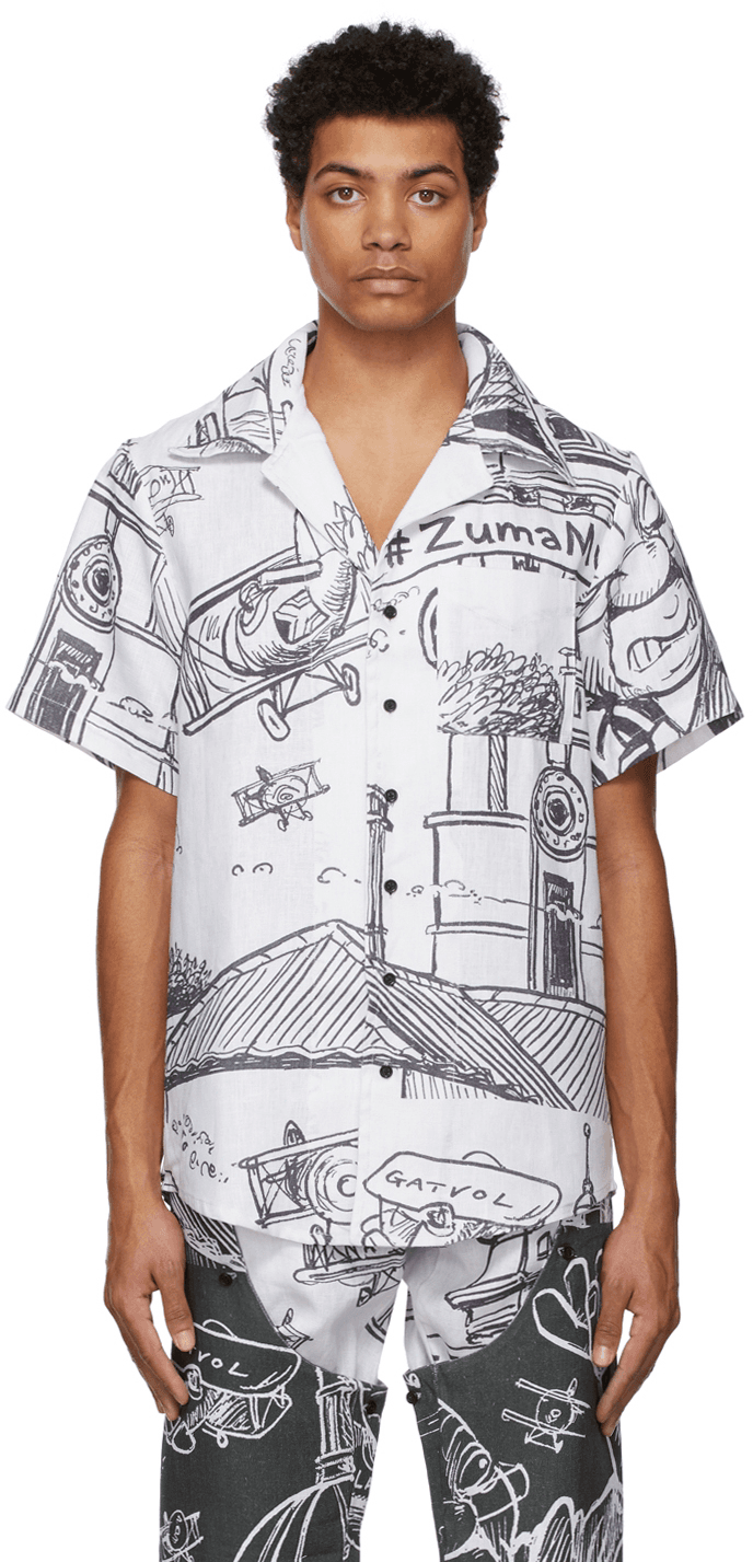 White Linen Shirt - Image 1