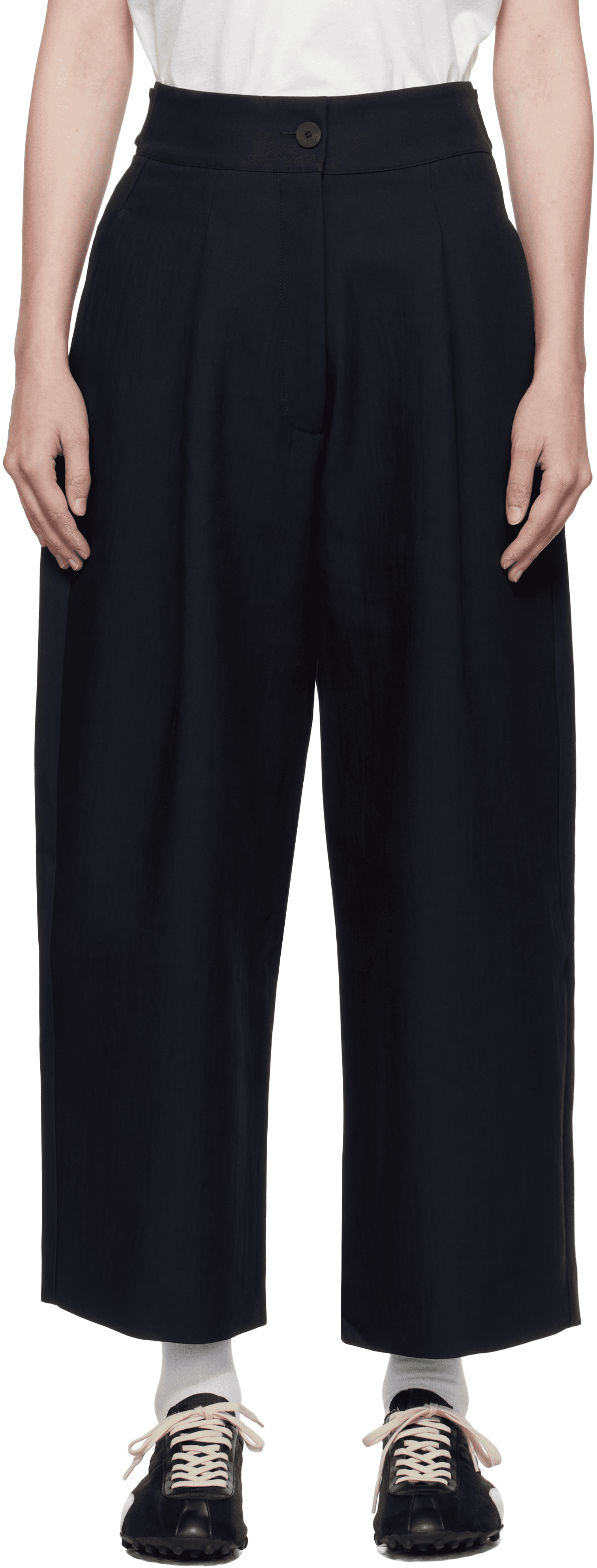 Navy Fellini Trousers - Image 1
