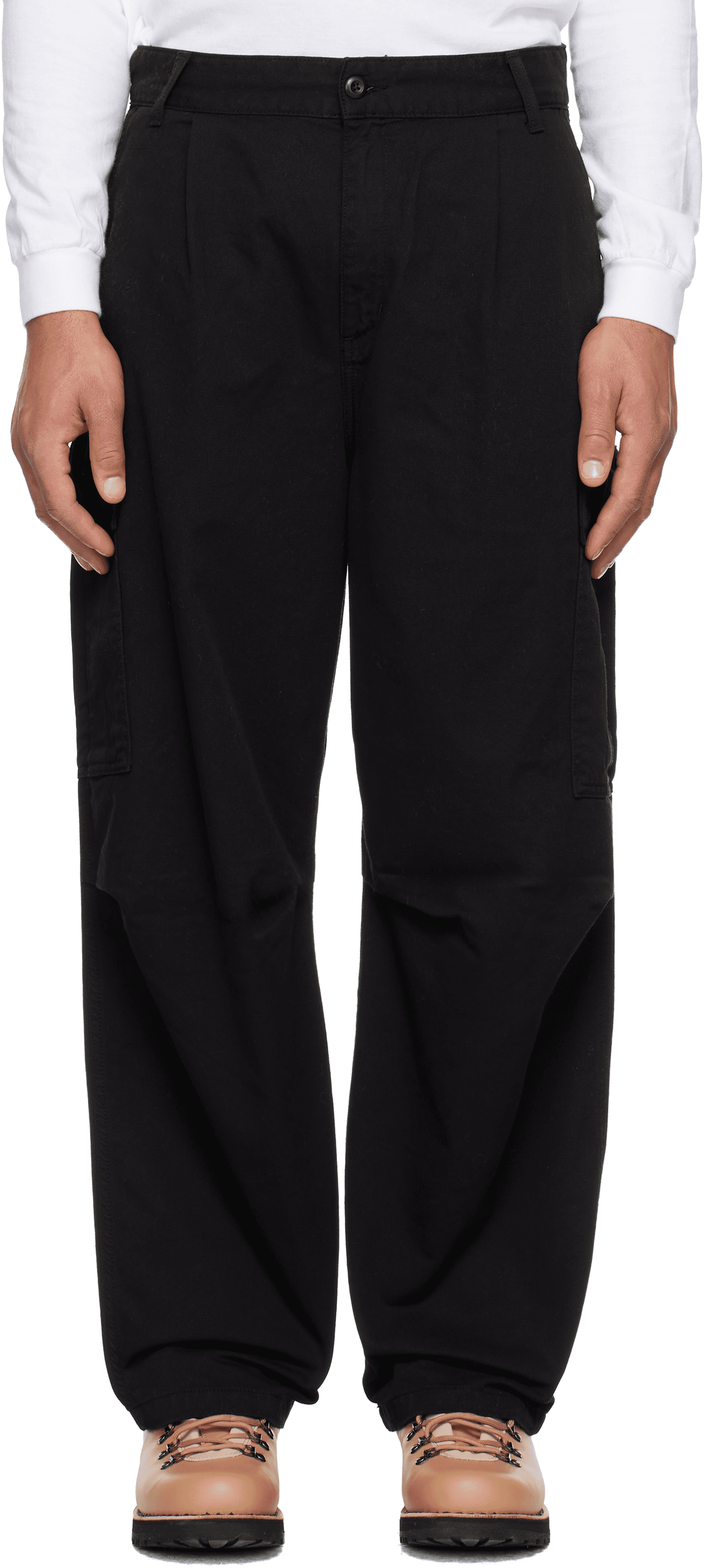 Black Cole Cargo Pants - Image 1