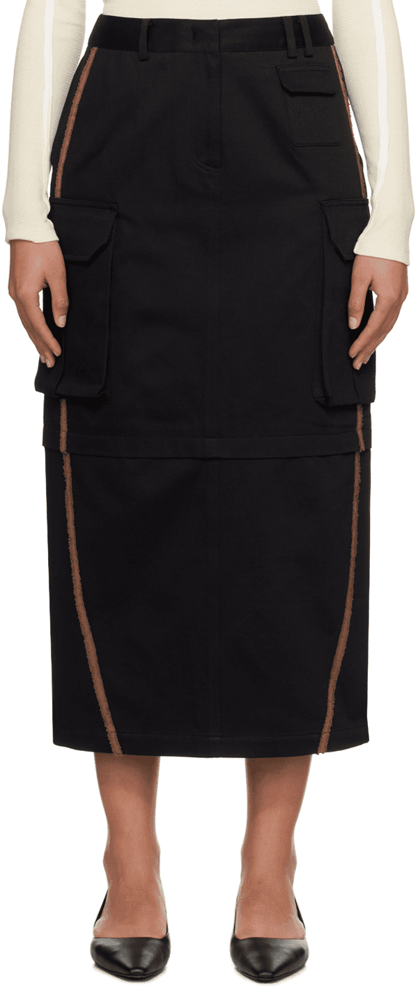 Black Joel Maxi Skirt - Image 1
