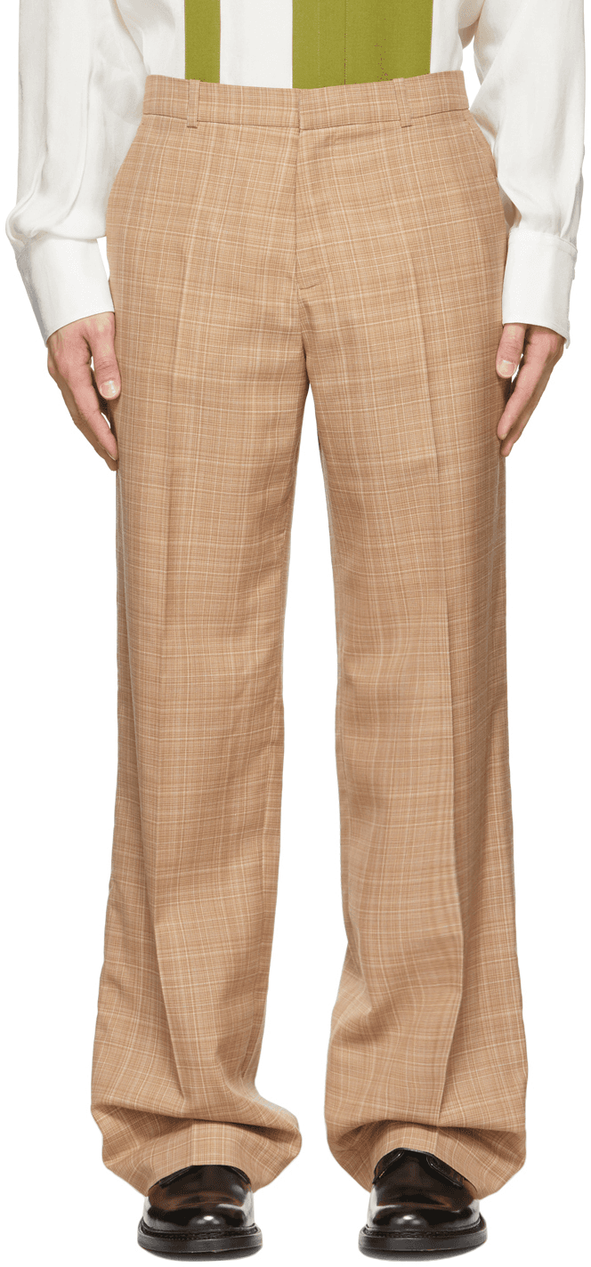 SSENSE Exclusive Beige Vinca Trousers - Image 1