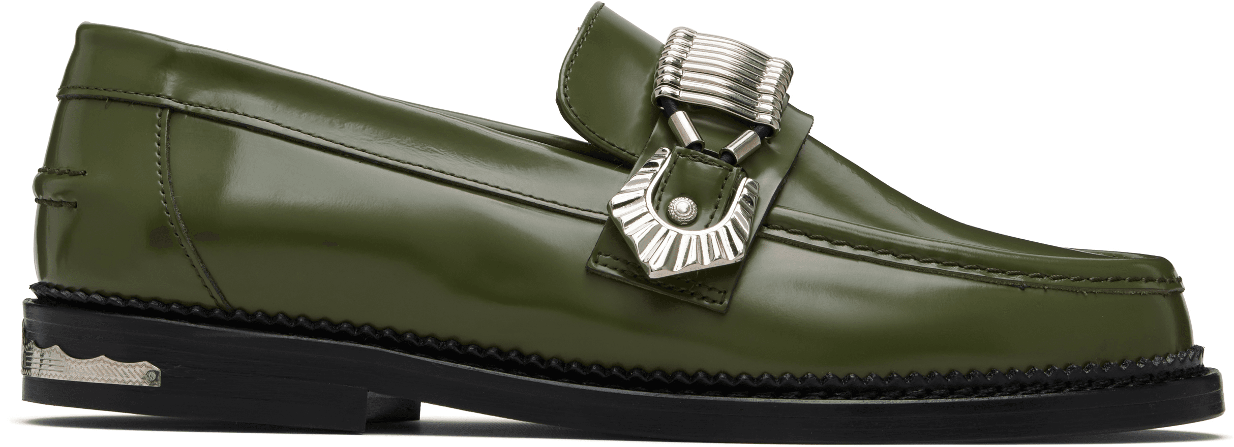 SSENSE Exclusive Khaki Polido Loafers - Image 1