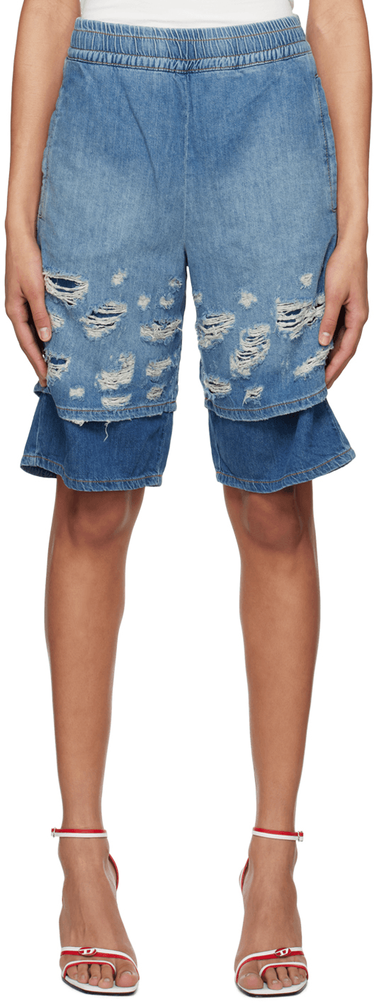 Blue D-Horty Shorts - Image 1