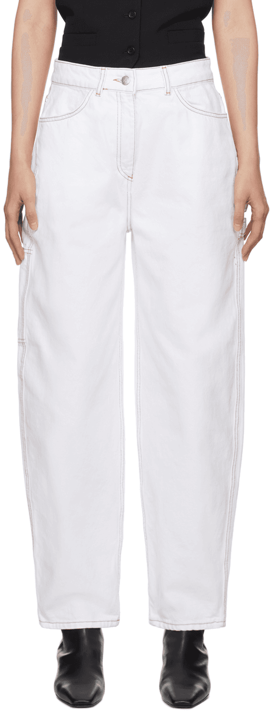 White Helle Jeans - Image 1