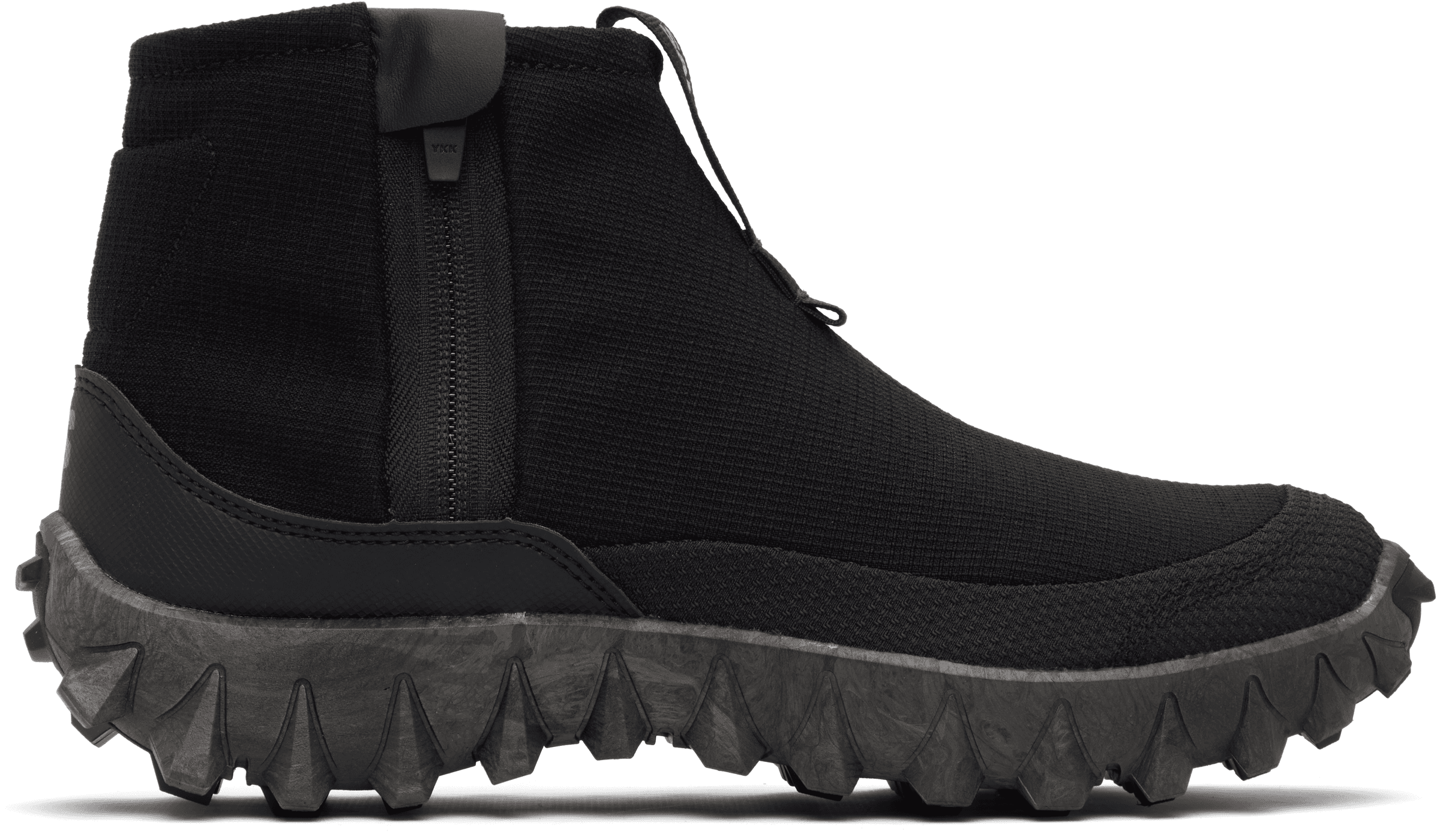 Black Snowclog Mid High Top Sneakers - Image 1