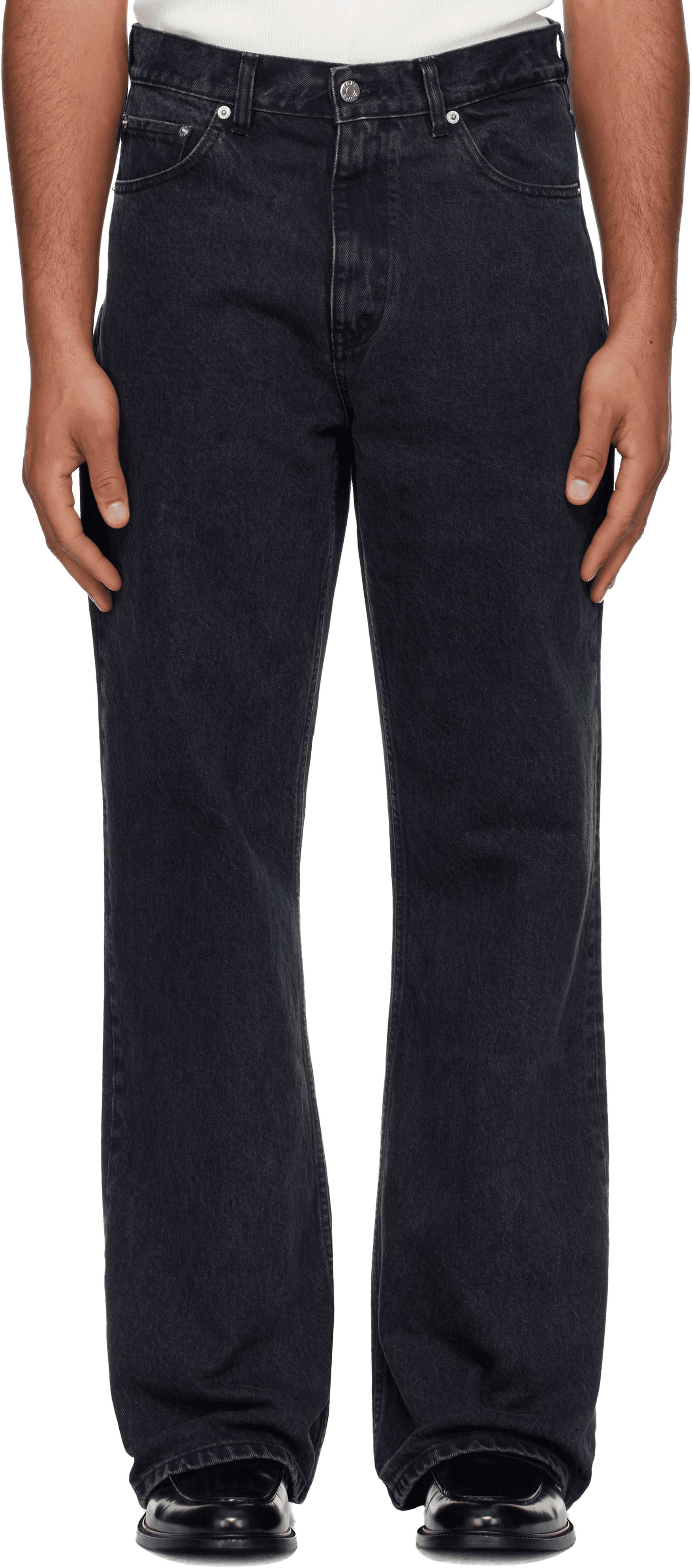 Black Bootcut Jeans - Image 1