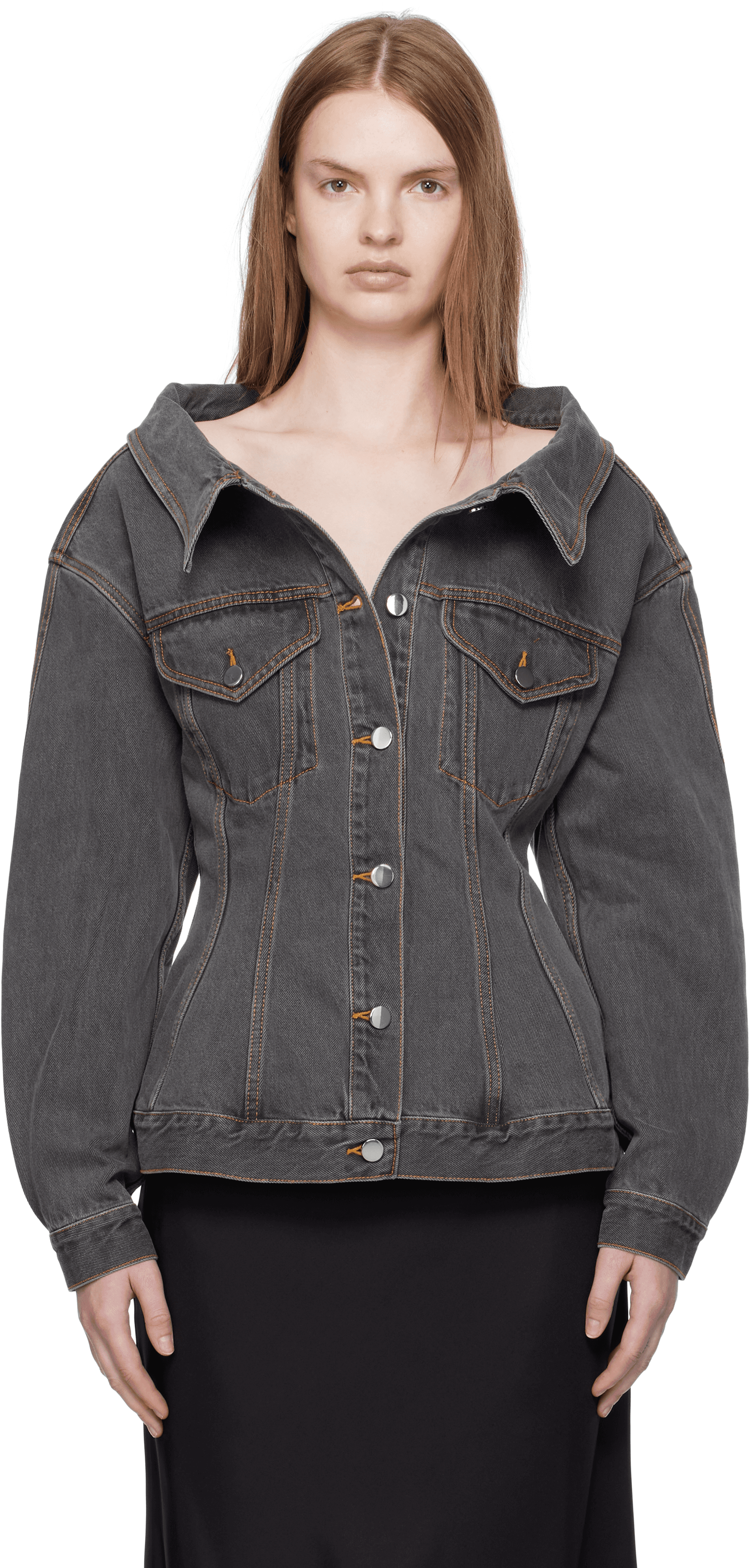 Gray Jemimah Denim Jacket - Image 1