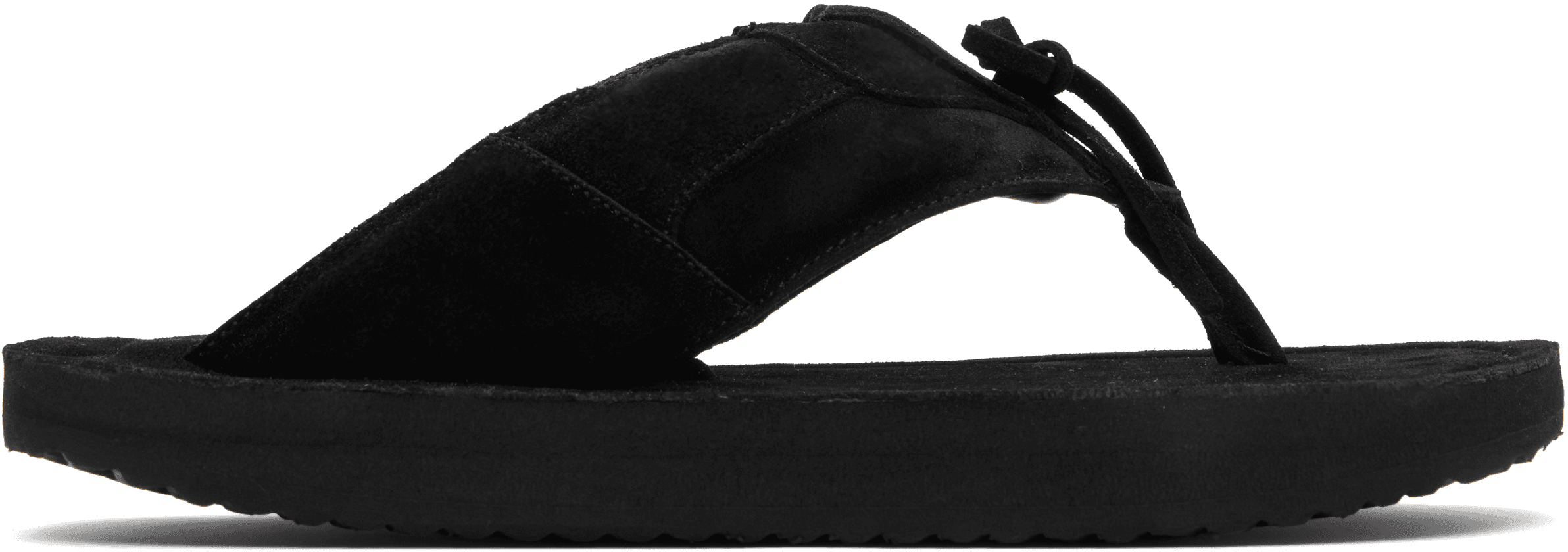 SSENSE Exclusive Black Platform Flip-Flops - Image 1