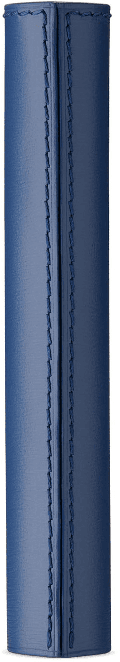 Refillable Leather Mascara Case – Navy - Image 1
