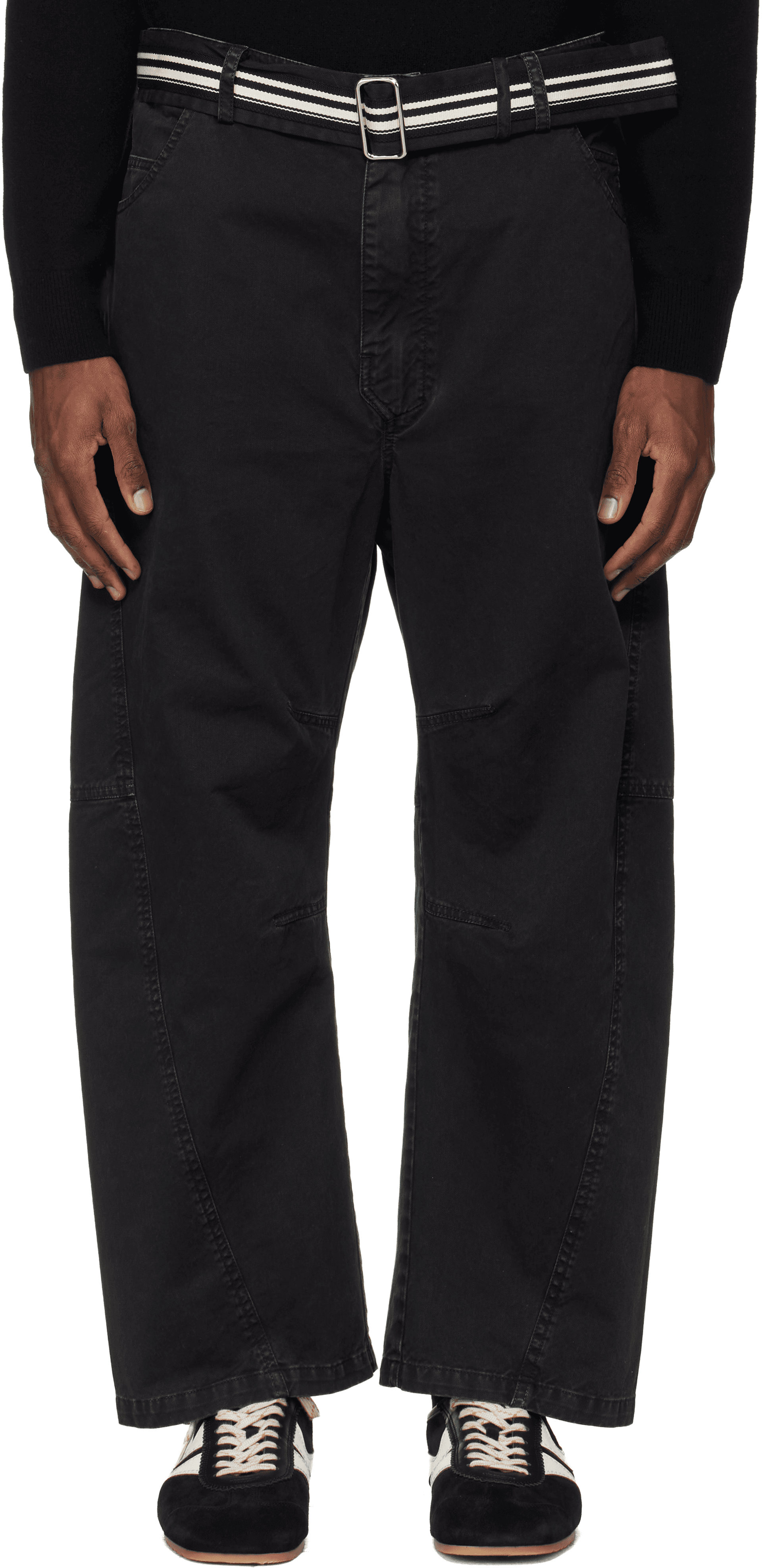 Black Pockets Trousers - Image 1