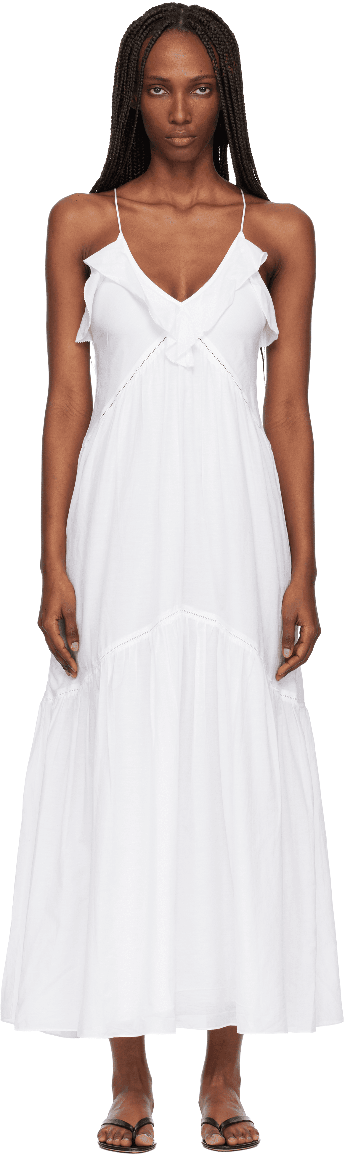 White Vasma Maxi Dress - Image 1