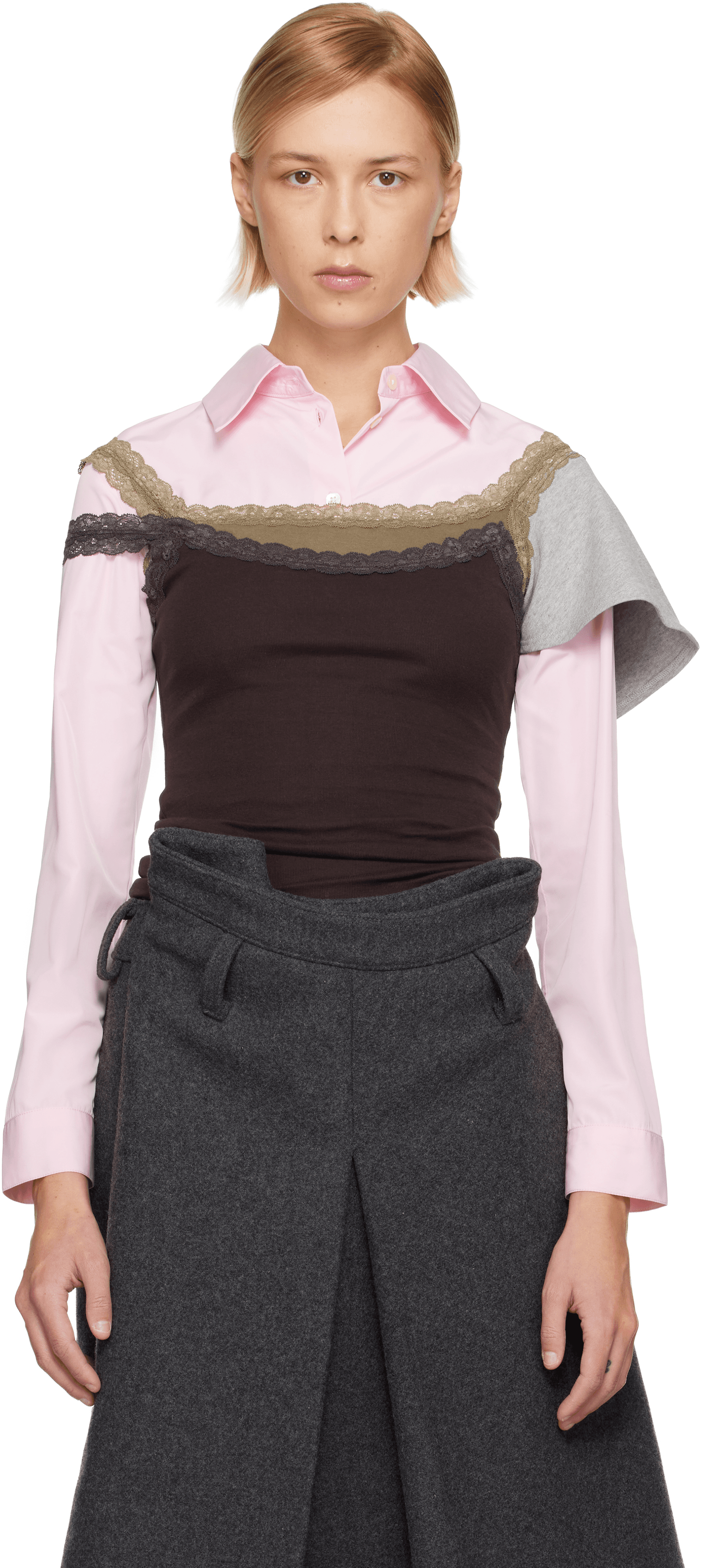 Brown Double Tank Top - Image 1