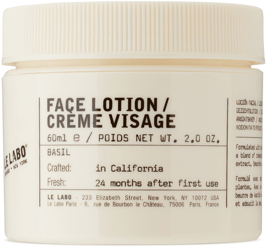 Basil Face Lotion, 60 mL - Image 1
