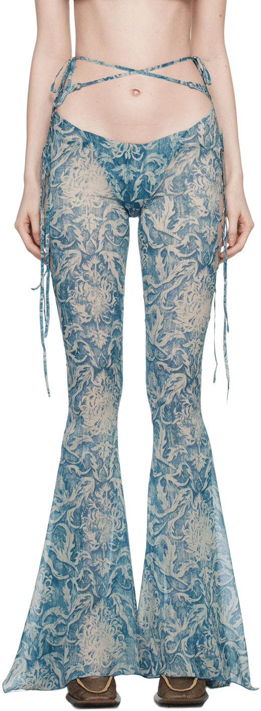 Blue Glimmer Trousers - Image 1