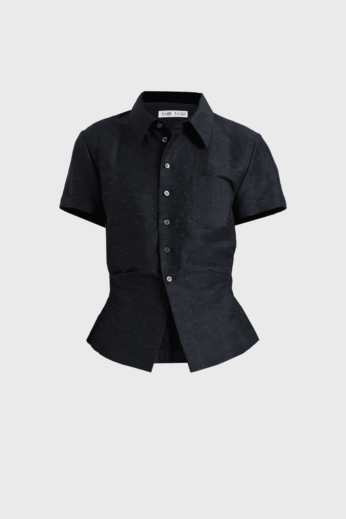 Sam Top in Linen and Silk - Image 1