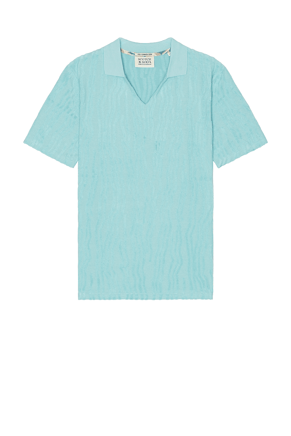 Jacquard Short Sleeve Polo - Image 1