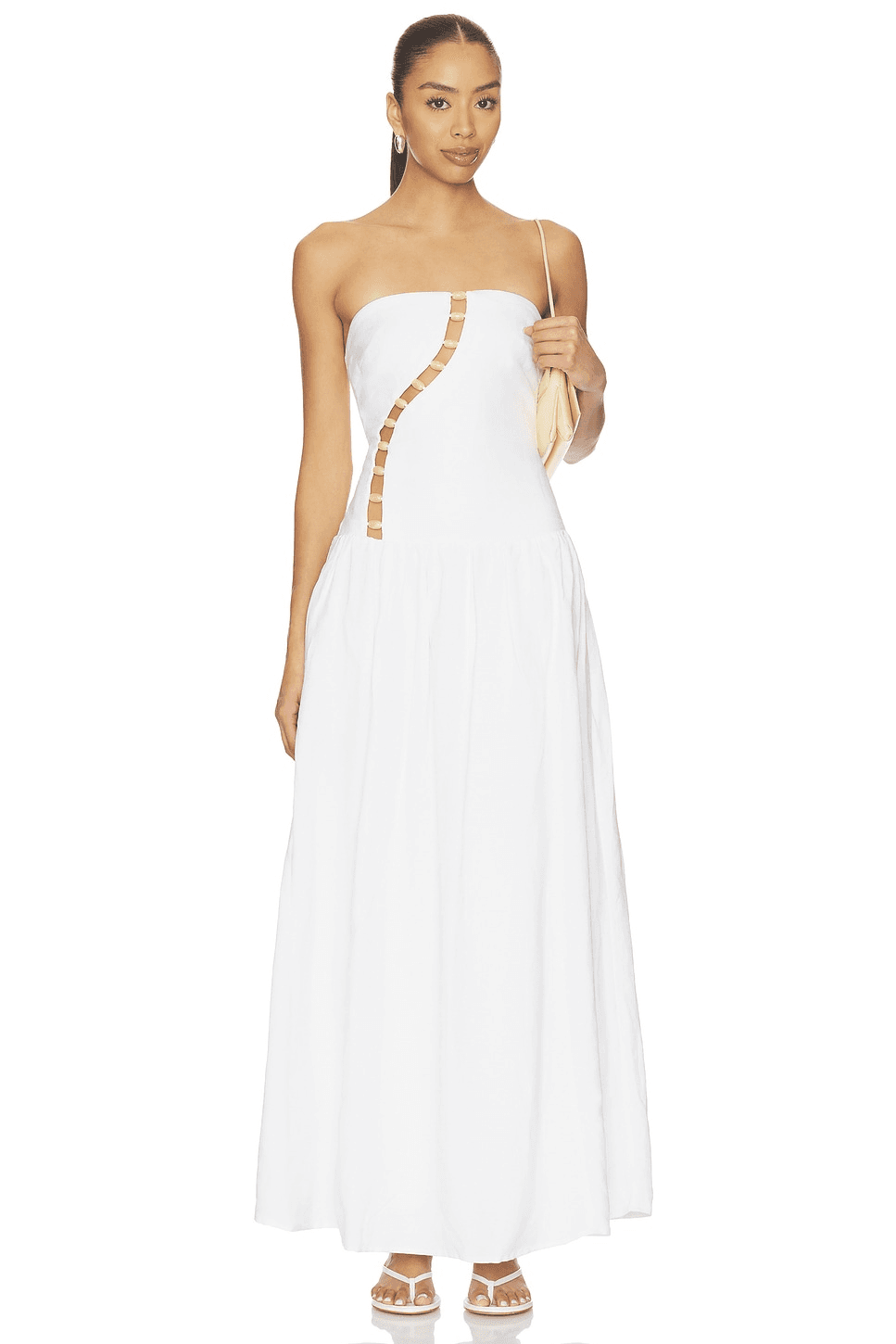 Effie Strapless Cut Out Maxi Dress - Image 1