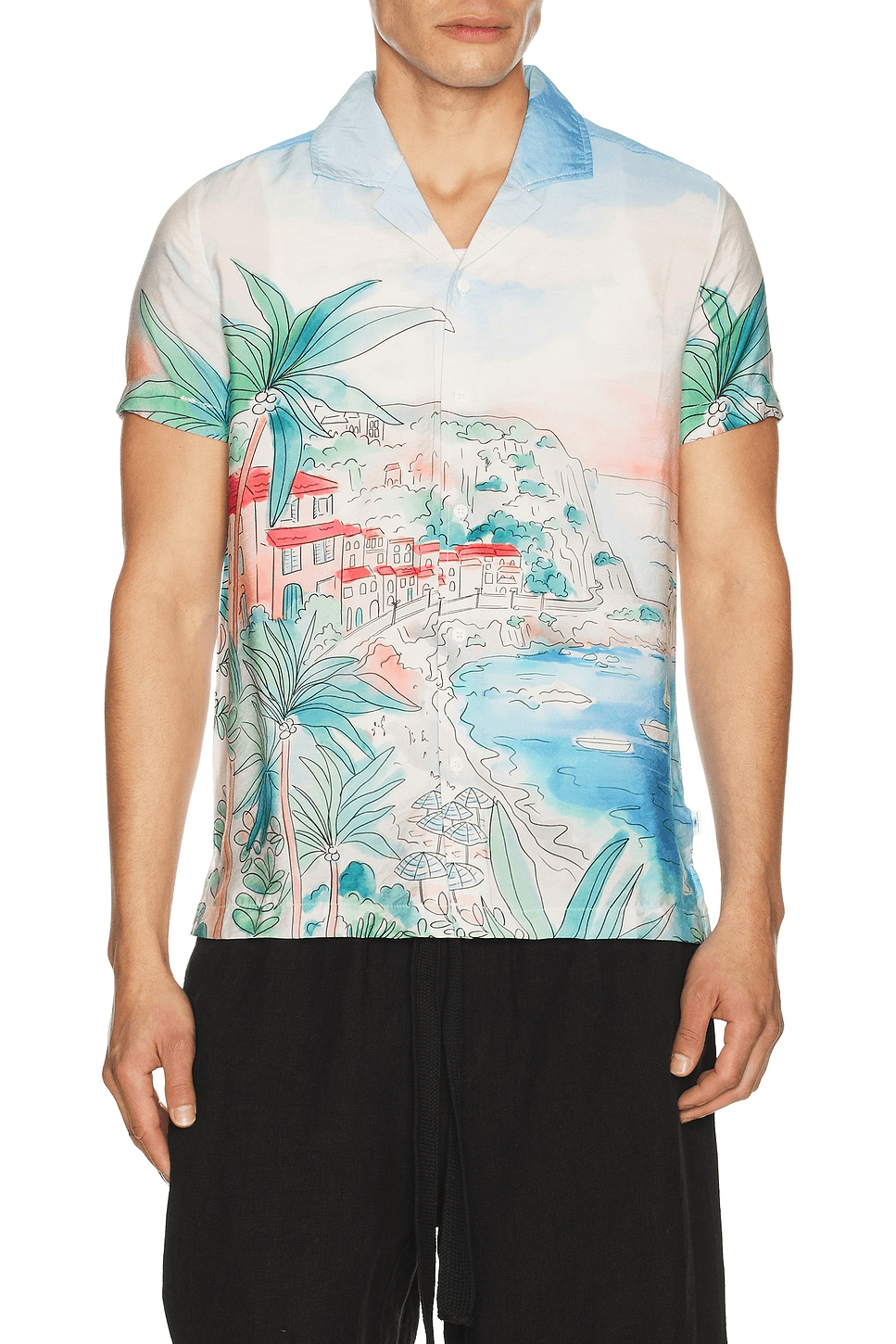 Textured Camp Shirt - Image 1