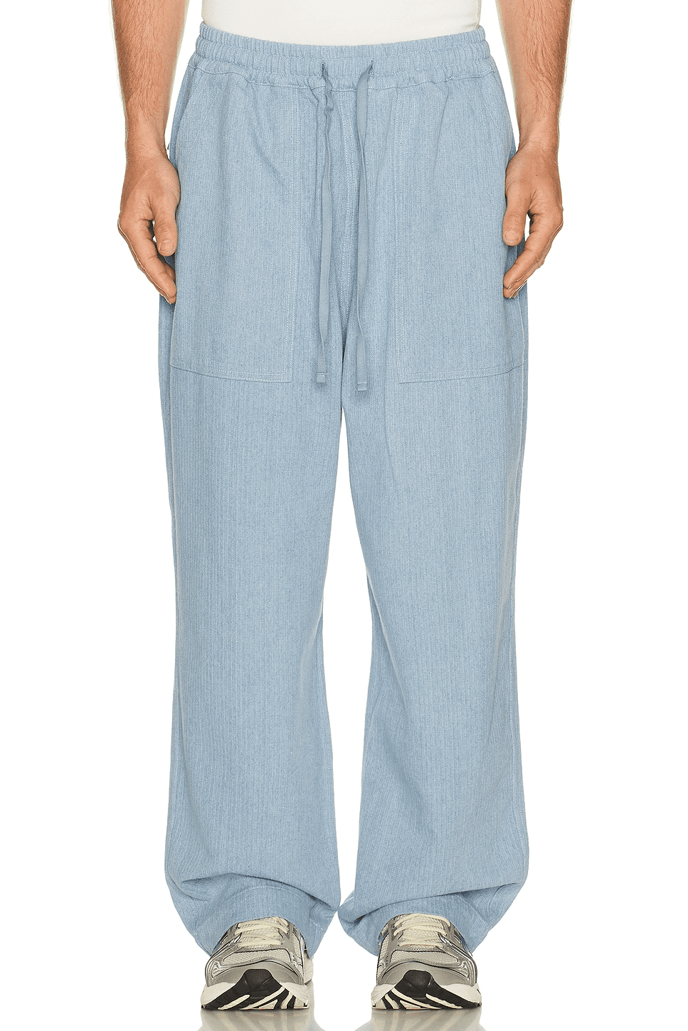 Fatigue Stripe Denim Pants - Image 1