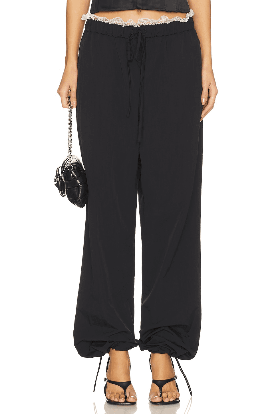 Kennedy Lace Trim Track Pant - Image 1