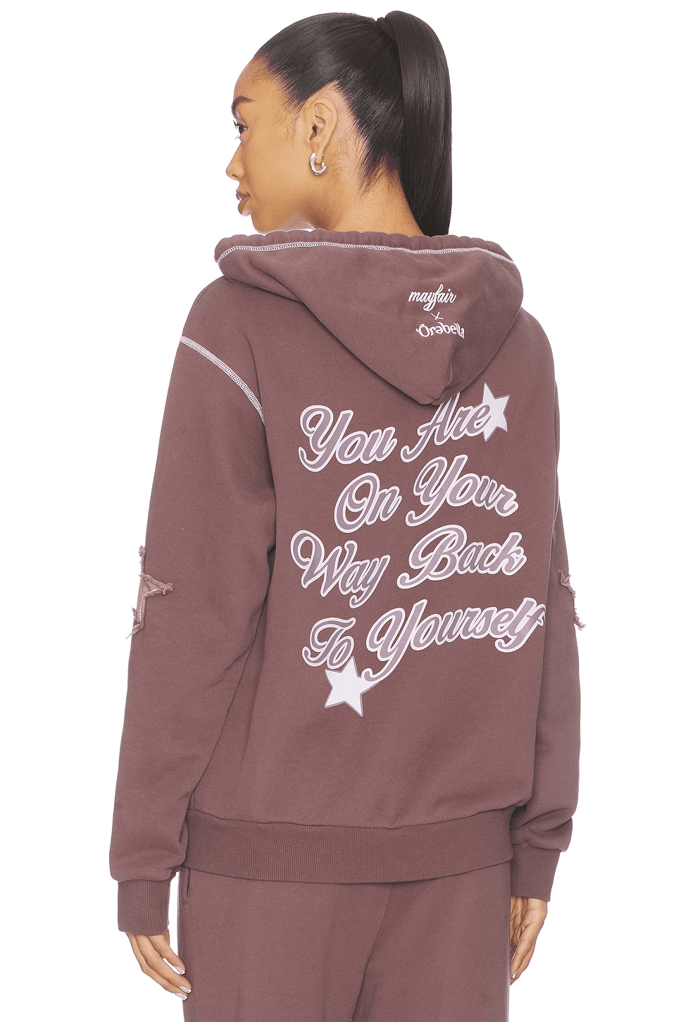 Orebella by Bella Hadid x Mayfair On Your Way Back To Yourself Zip-up Hoodie - Image 1