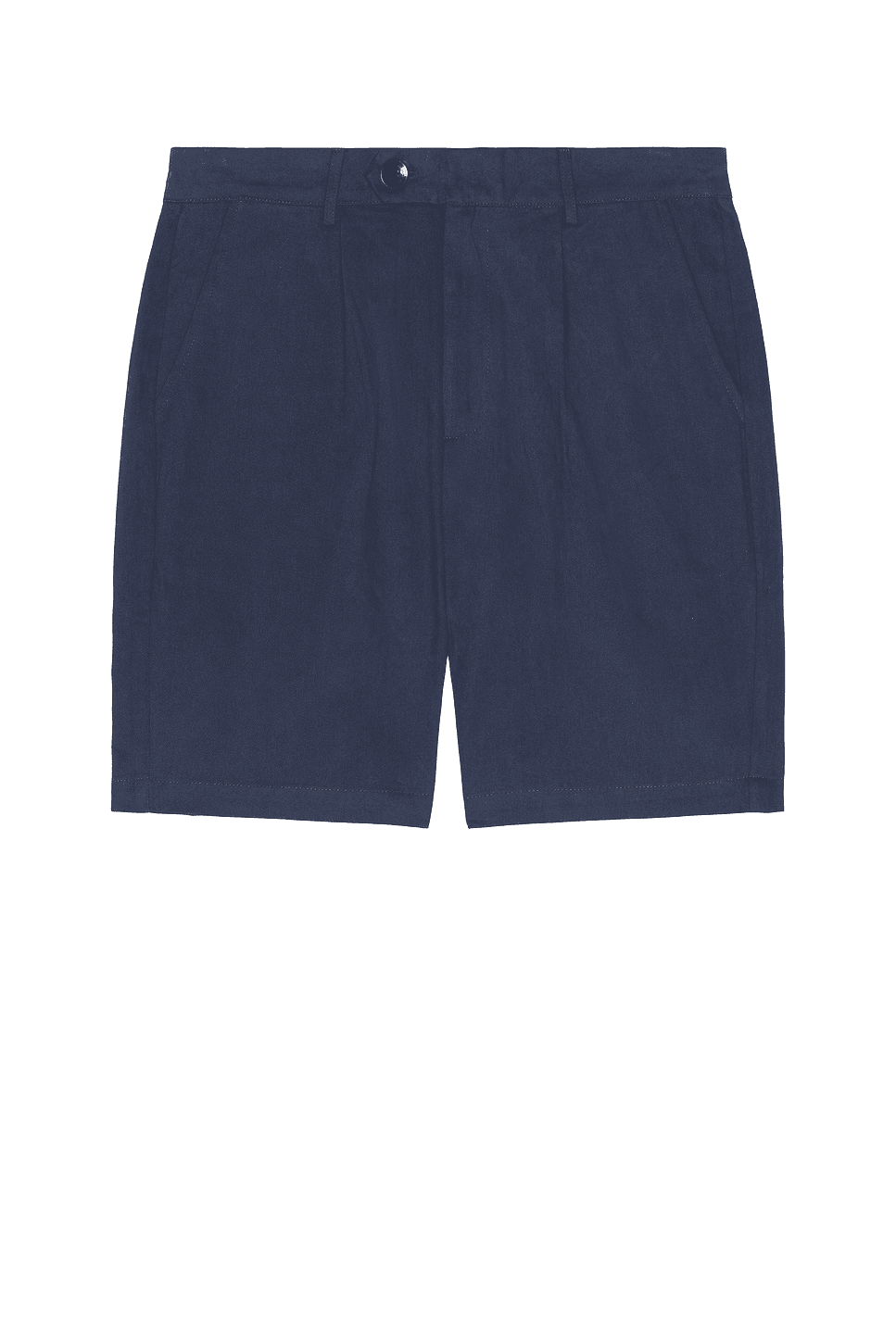 Pleat Smart Canvas Shorts - Image 1