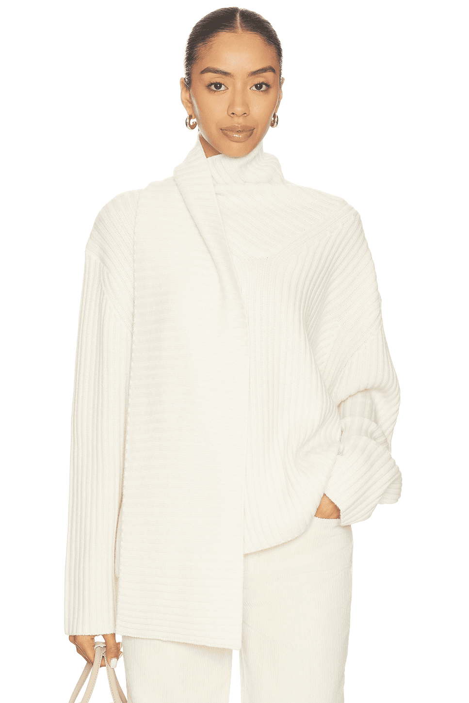 The Noa Scarf Sweater - Image 1
